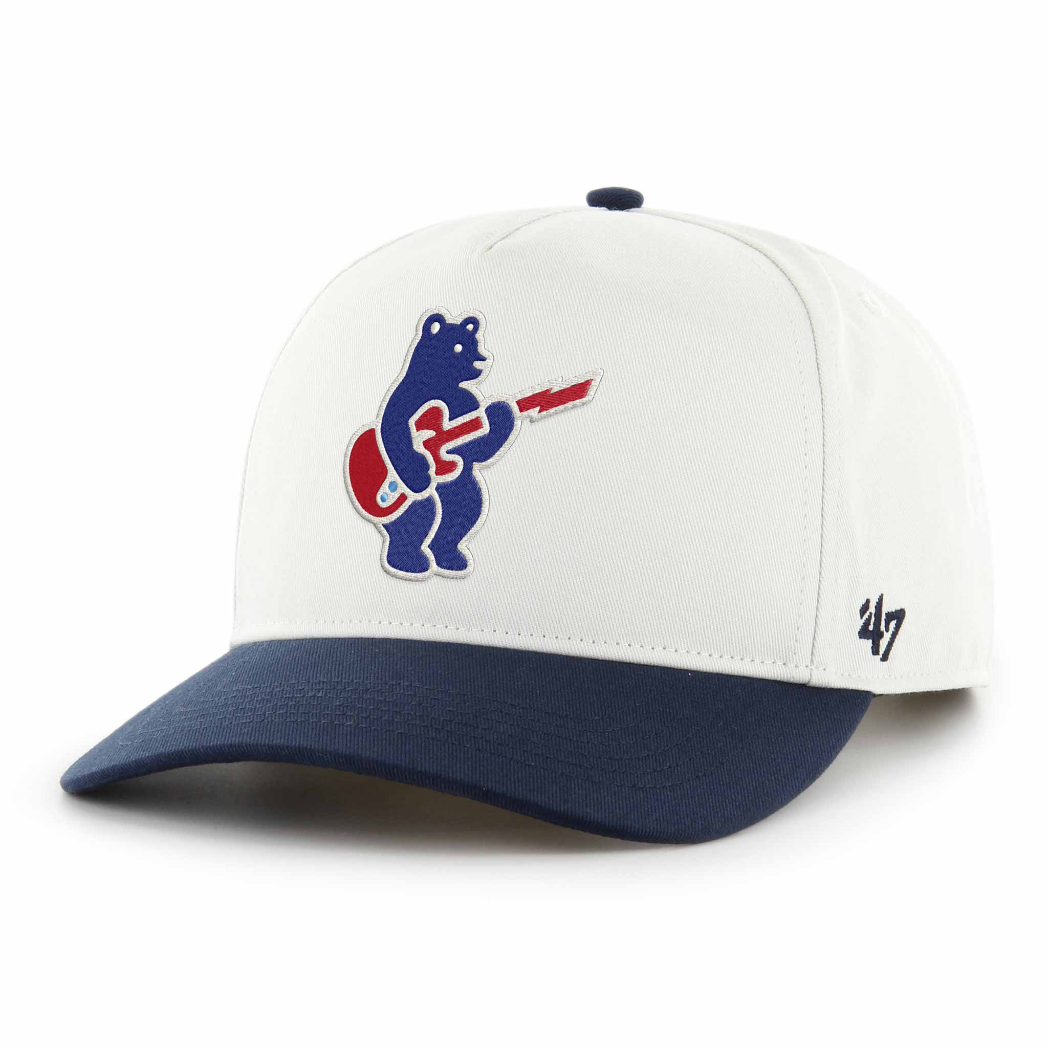 Chicago Cubs 47 Brand Blues Rock Bear Logo Two Tone Hitch Adjustable Cap、mySite、vikingsvslions