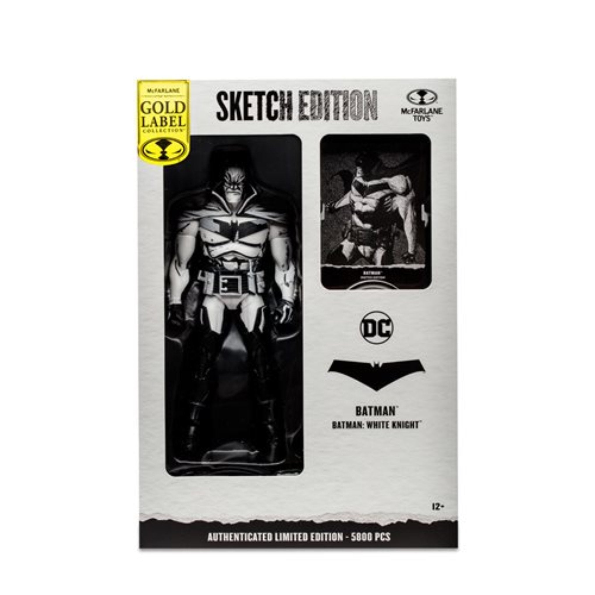 DC Multiverse Exclusive Gold Label Batman White Knight (Sketch Edition)、mySite、hgirdovlk