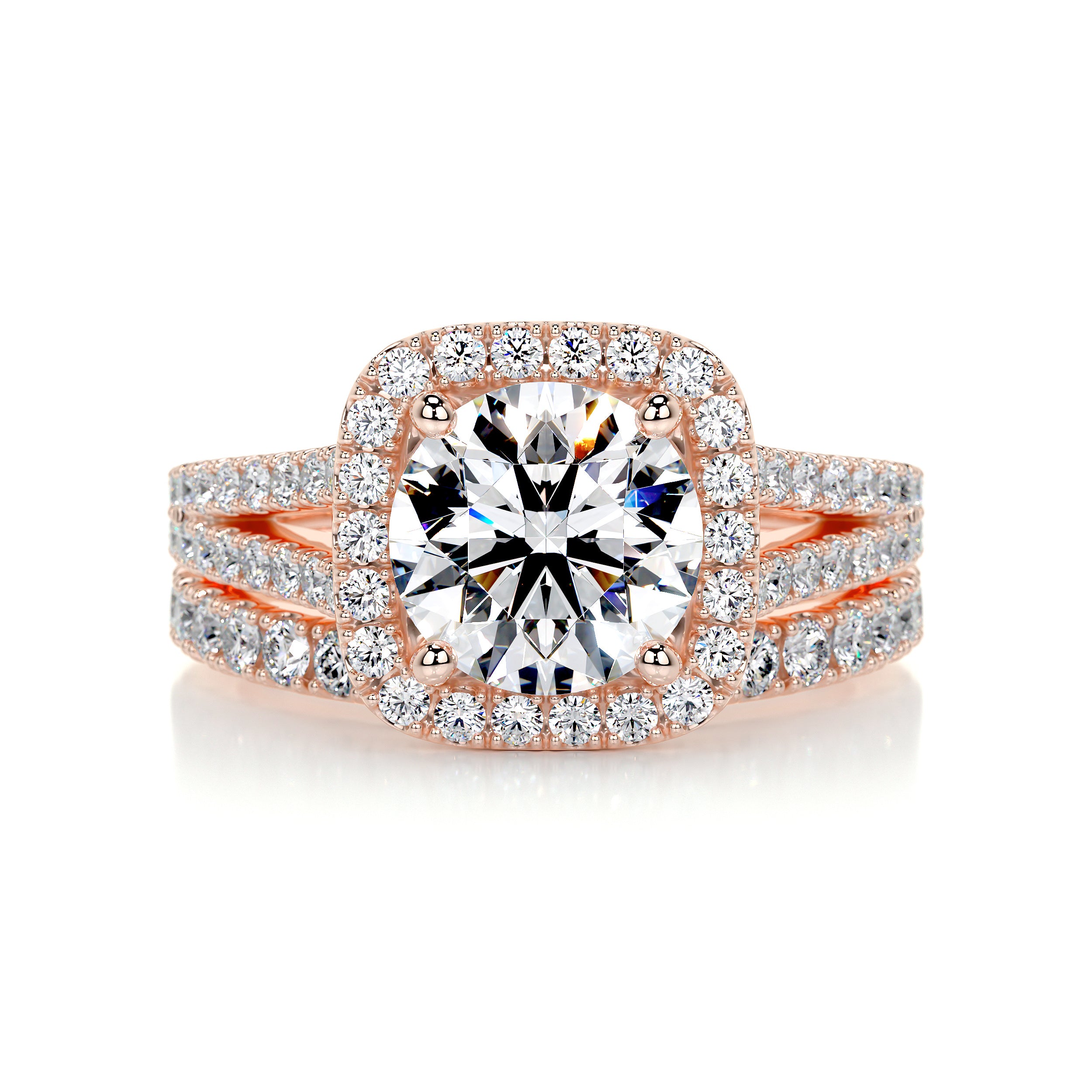 Grace Diamond Bridal Set -14K Rose Gold、mySite、hinf8tx79