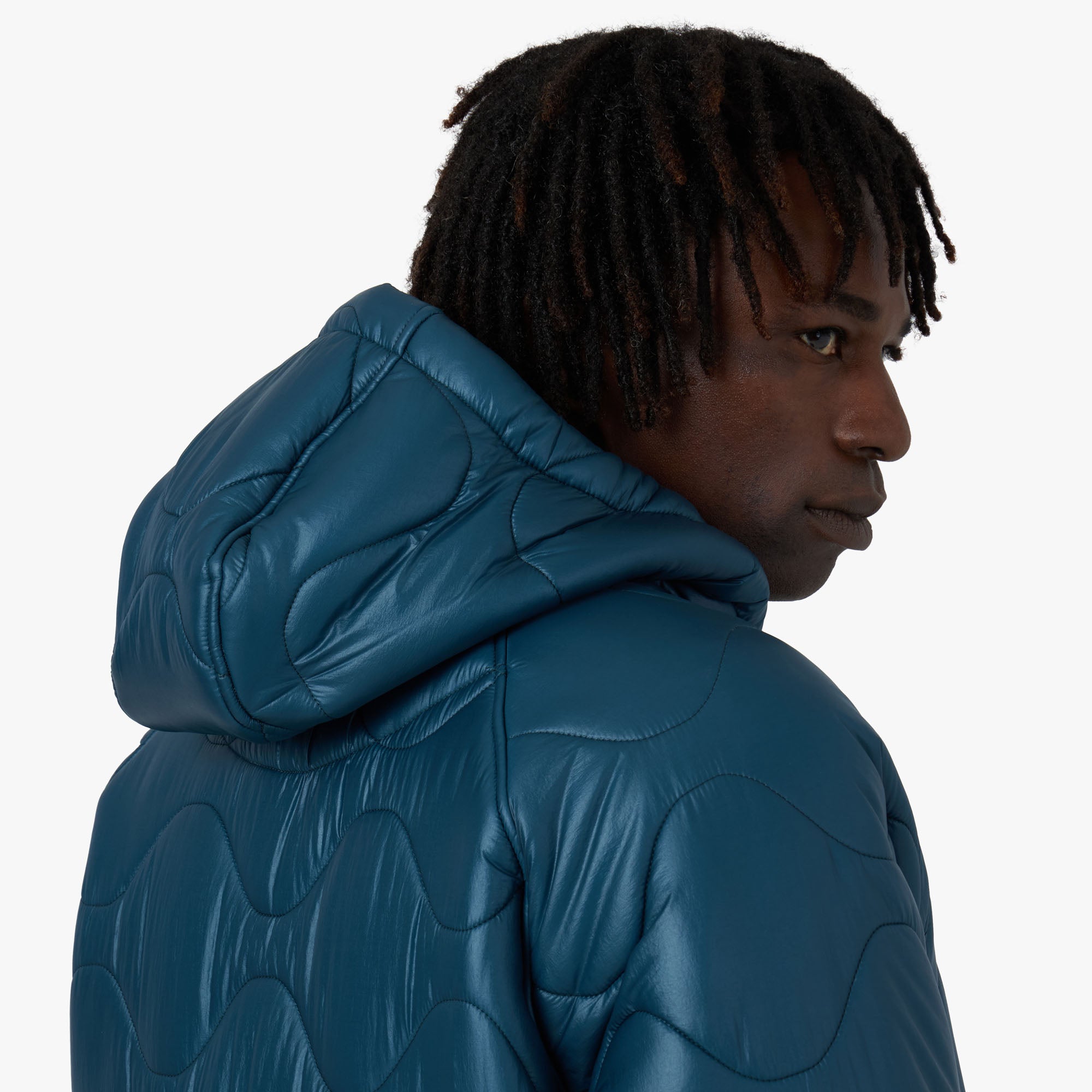  District Vision Quilted Fleece Lined Hooded Jacket / Dusk、mySite、merchandisen
