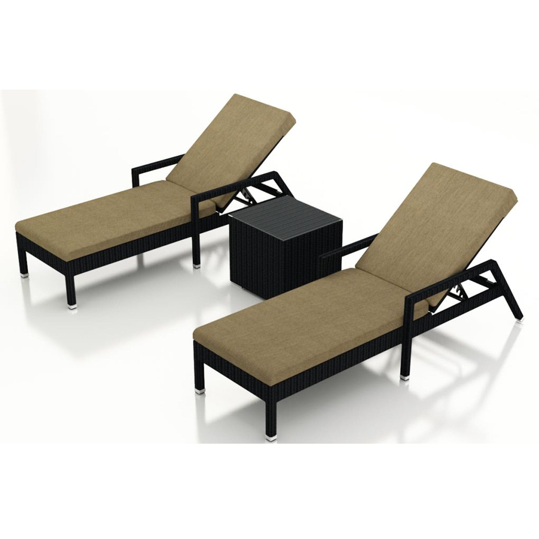 Urbana 3 Piece Reclining Chaise Lounge Set、mySite、neckold
