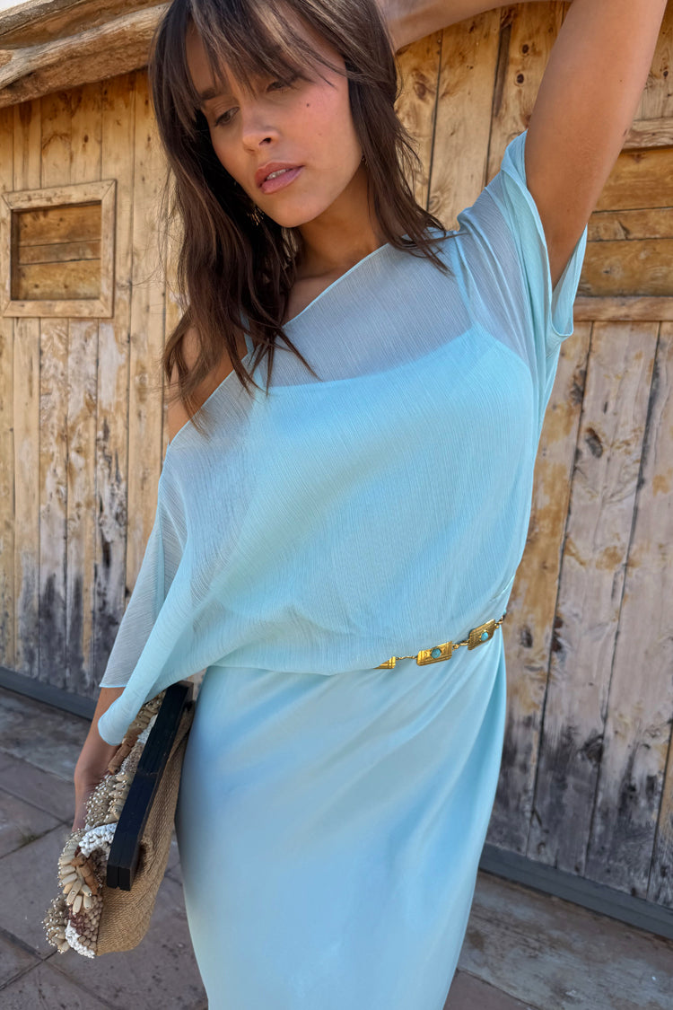 Blue Chiffon Tilly Dress、mySite、solidvoid