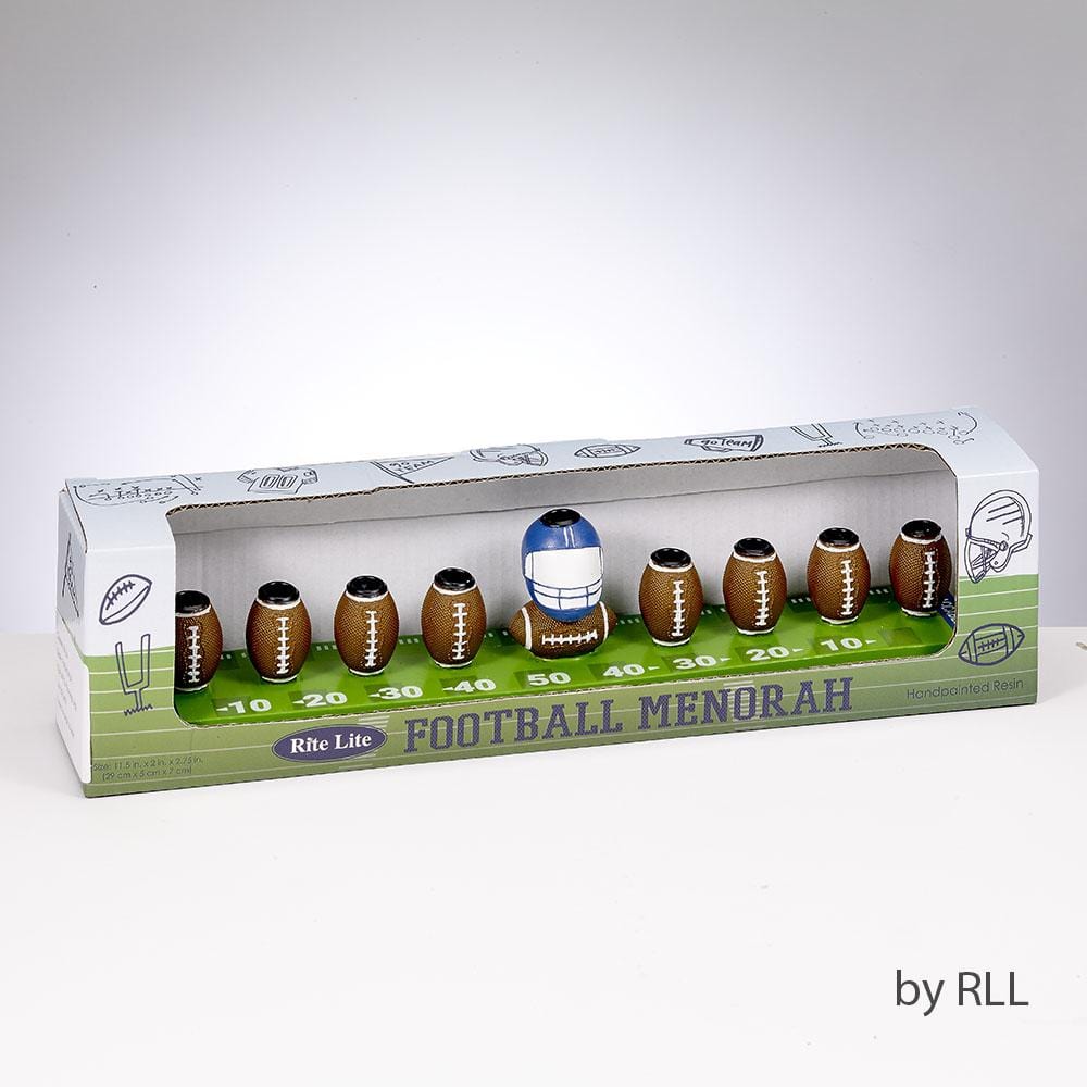 Hand-Painted Resin Football Menorah、mySite、topwebapps