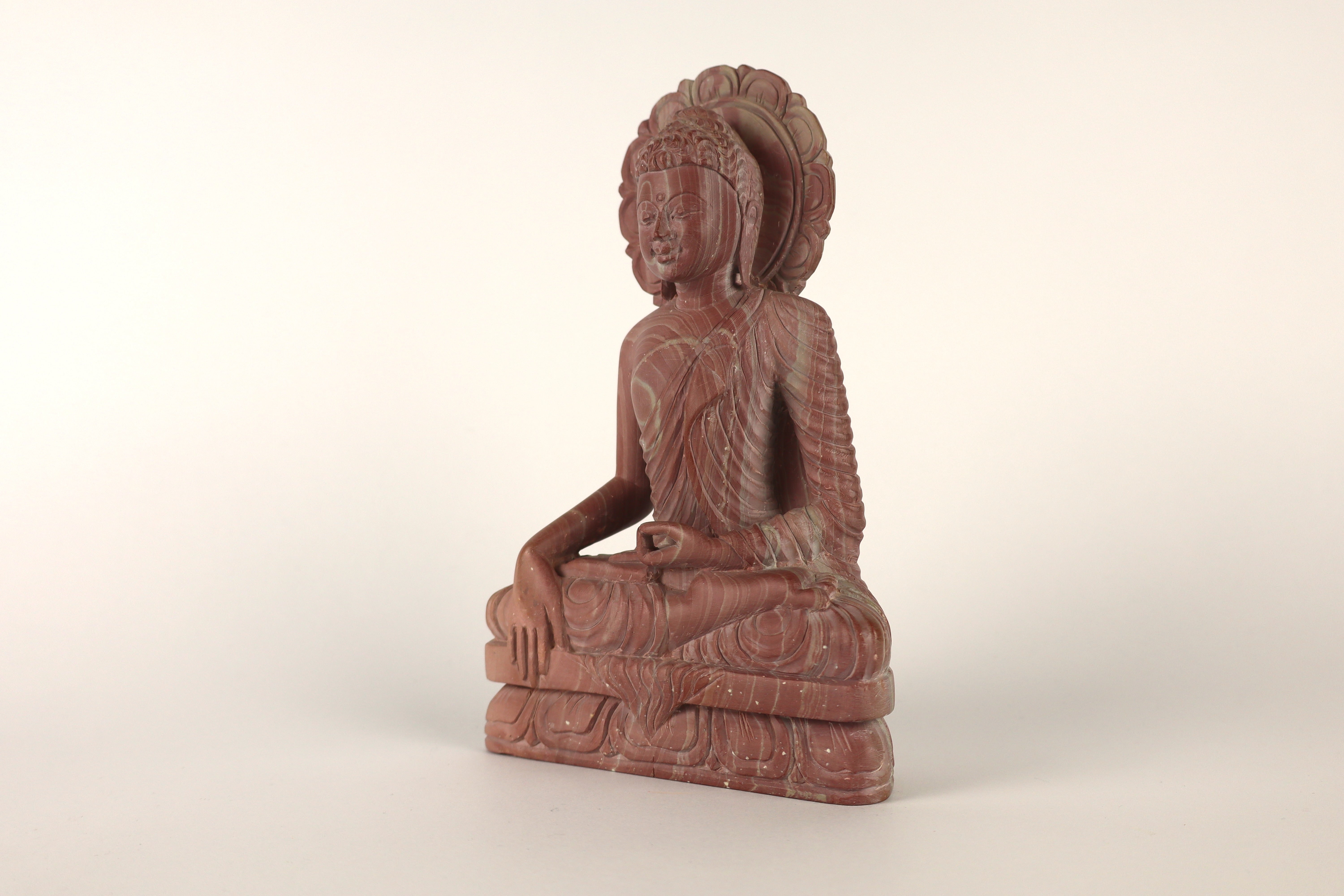 Sitting Buddha - Softstone (Small, 20cm)、mySite、topwebapps