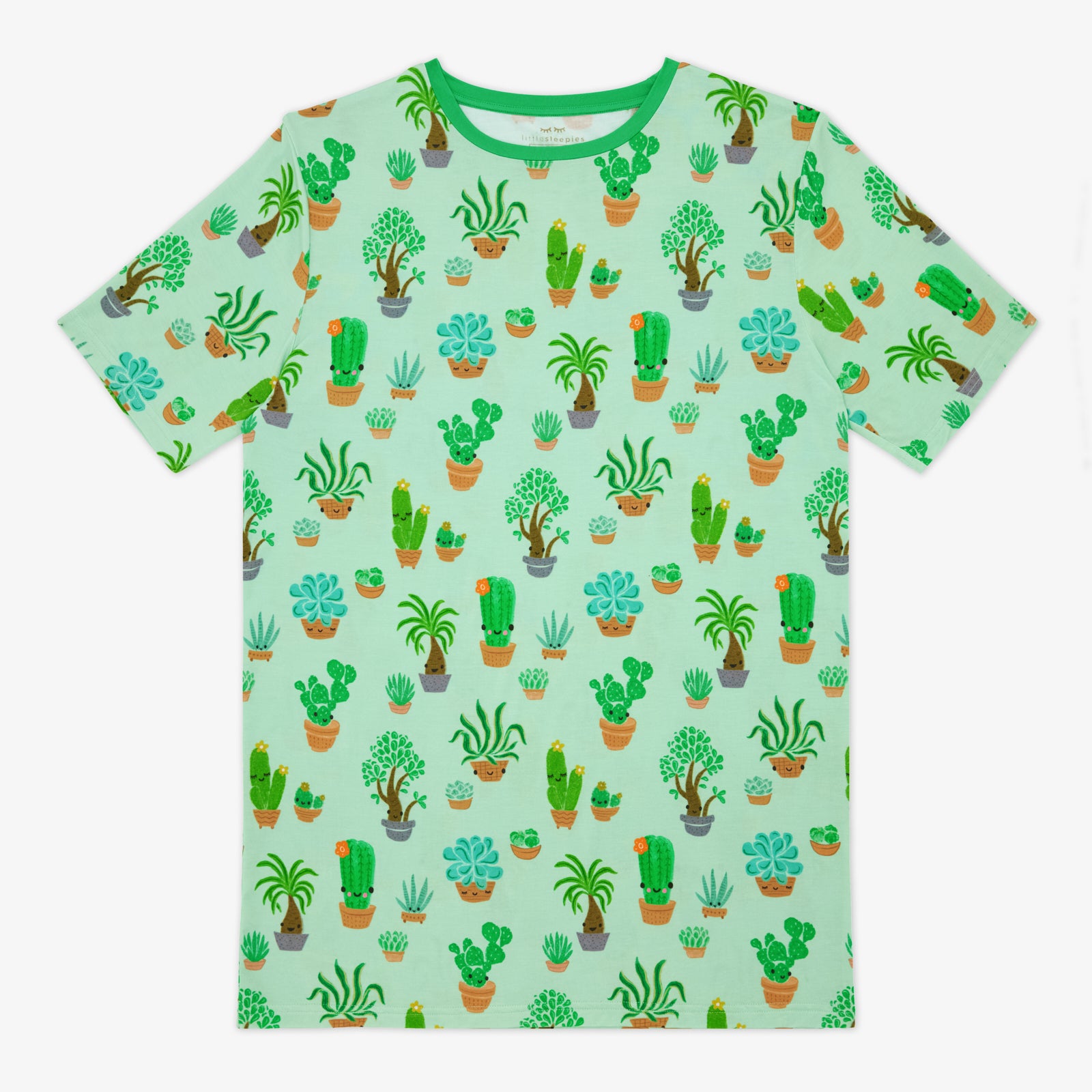  Succulent Love Men's Short Sleeve Pajama Top、mySite、layawaytickets