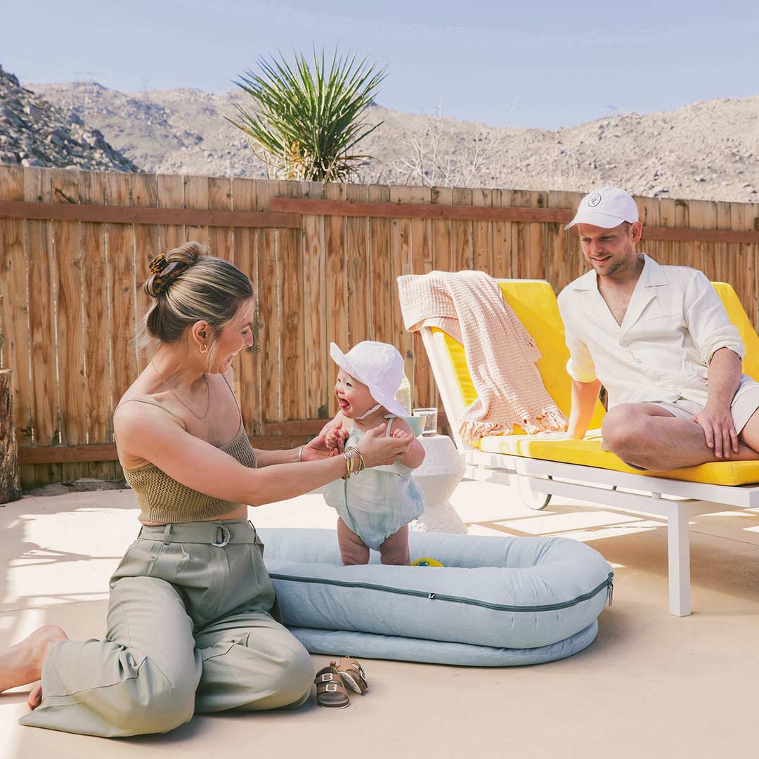  DockATot Grand Dock - Marine Chambray、mySite、merchandisen