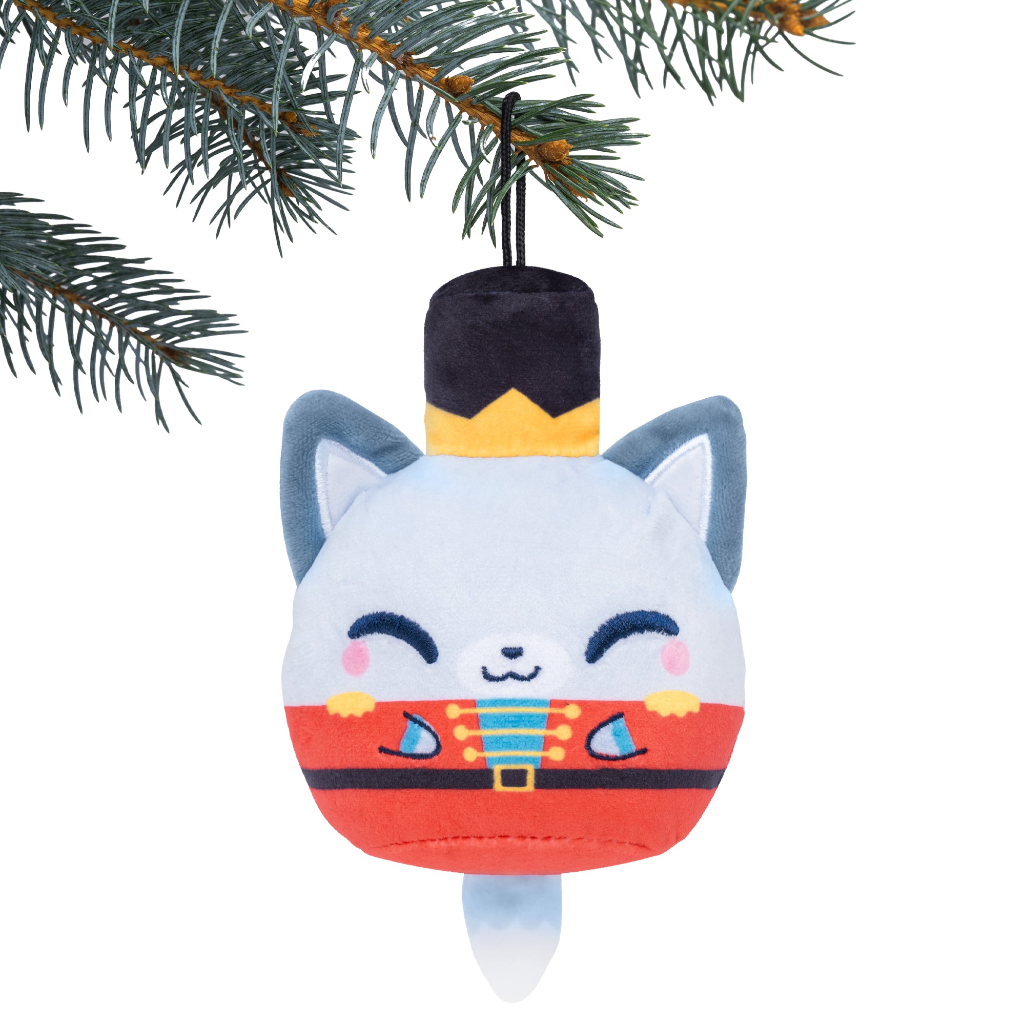 Nutcracker Fox Plushie Ornament、mySite、lovesweatpilates
