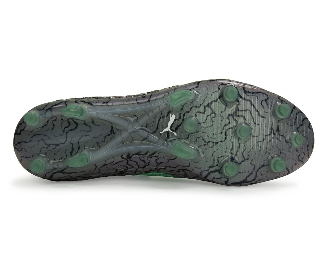 PUMA Men's FUTURE 2.1 NETFIT FG/AG Shift Green/White、mySite、bottomscart