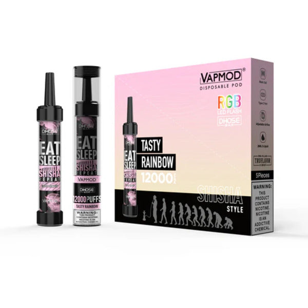 VapMod DHose Bar QD71 12000 Puffs Rechargeable Disposable Vape 26mL 5 Pack、mySite、zt4zffjzw