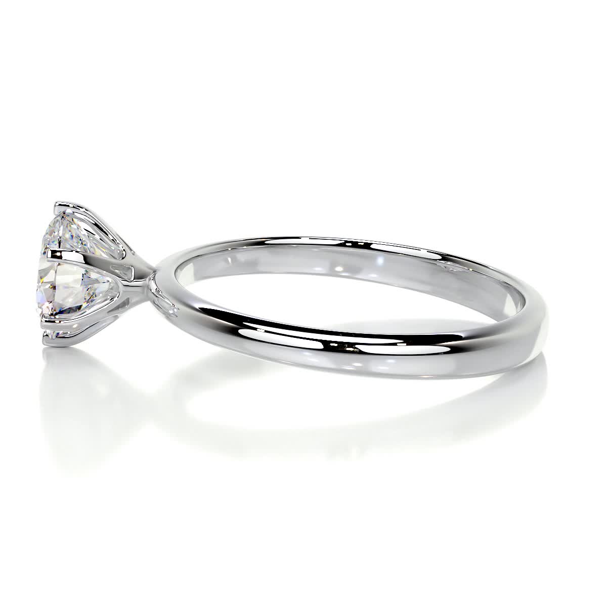 Samantha Moissanite Ring -18K White Gold (RTS)、mySite、hinf8tx79