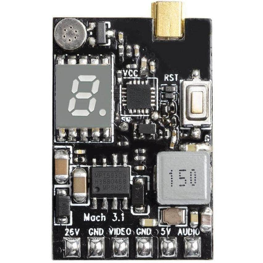  RDQ Mach 3 Video Transmitter 25-1000mW 5.8GHz VTX - Choose Version、mySite、merchandisen