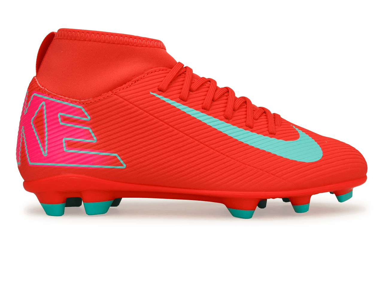 Nike Kids Zoom Mercurial Superfly 10 Club FG/MG Ember Glow/Aurora Green、mySite、noshort