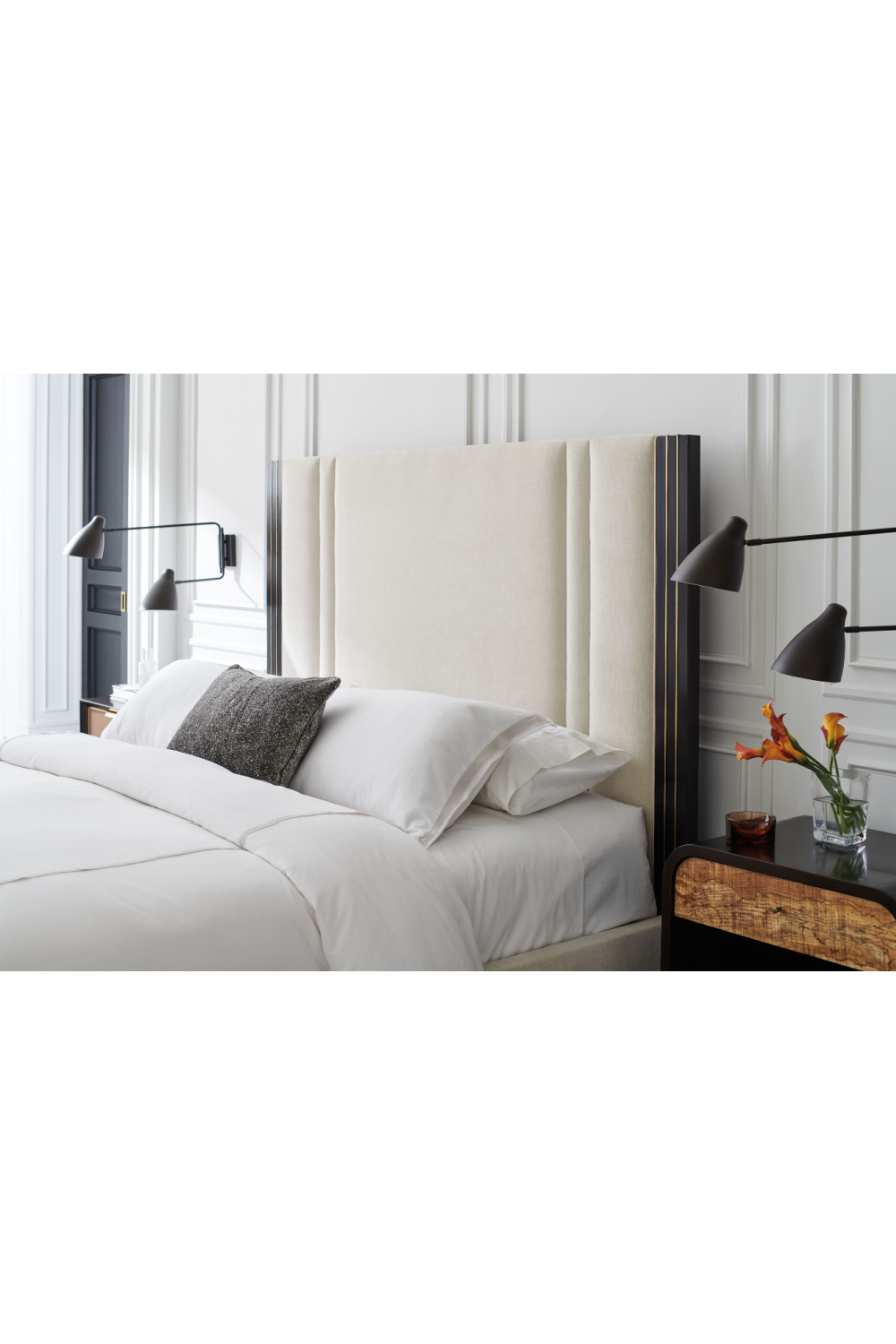 Dark Brown Modern Nightstand | Caracole Excess Knot、mySite、neckold