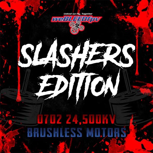  weBLEEDfpv 0702 SPECIAL EDITION BRUSHLESS MOTORS SET OF (4 MOTORS)、mySite、merchandisen