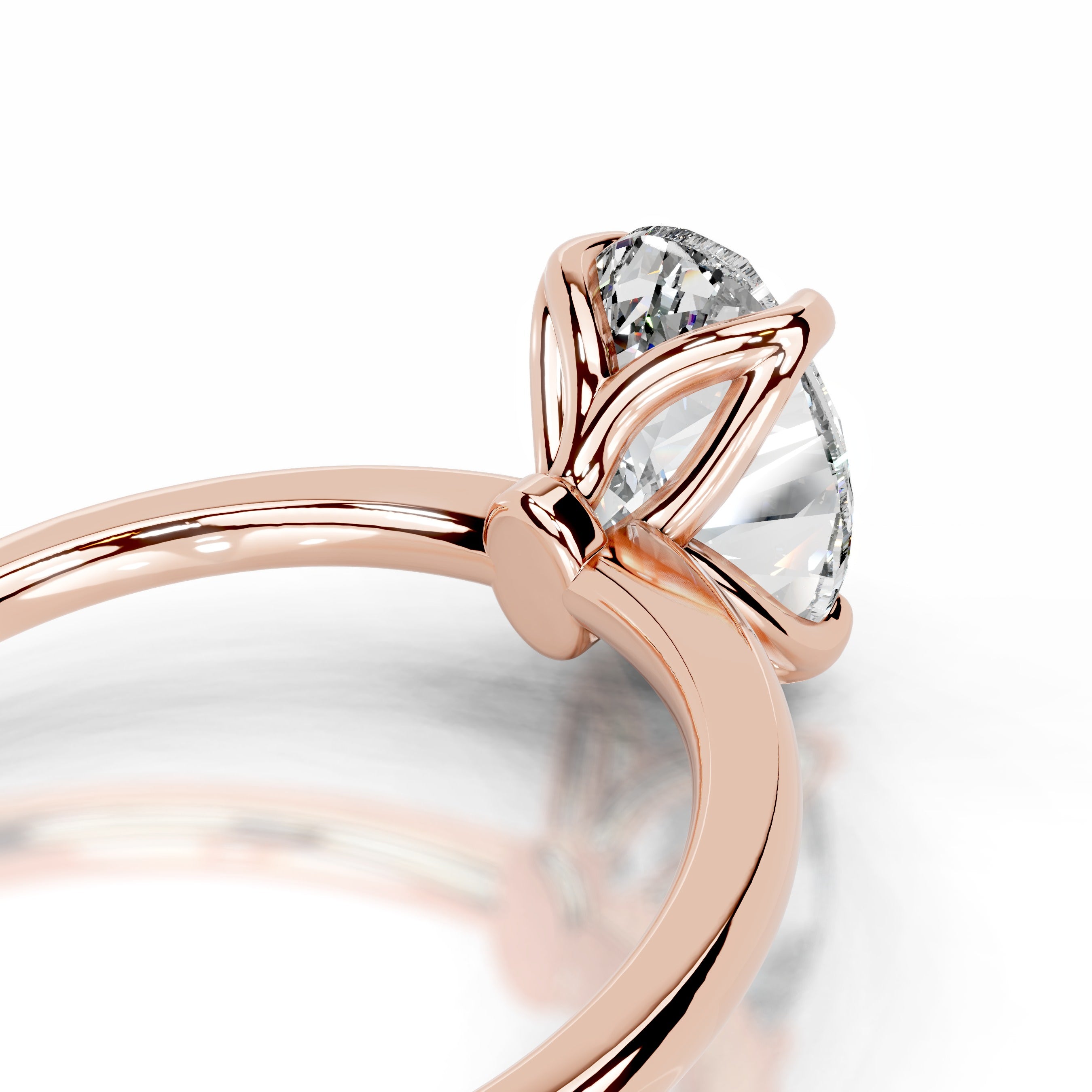 Phoenix Lab Grown Diamond Ring - 14K Rose Gold、mySite、hinf8tx79