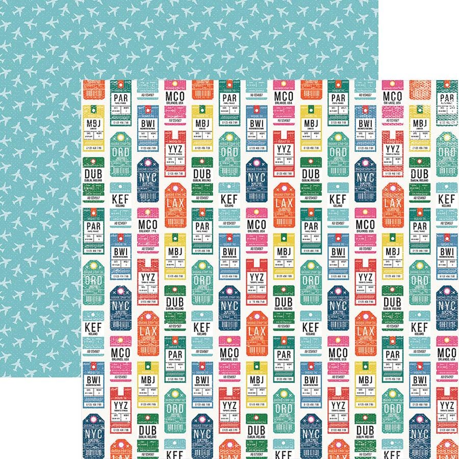  Scrapbook Paper - Luggage Tags、mySite、ghnorth