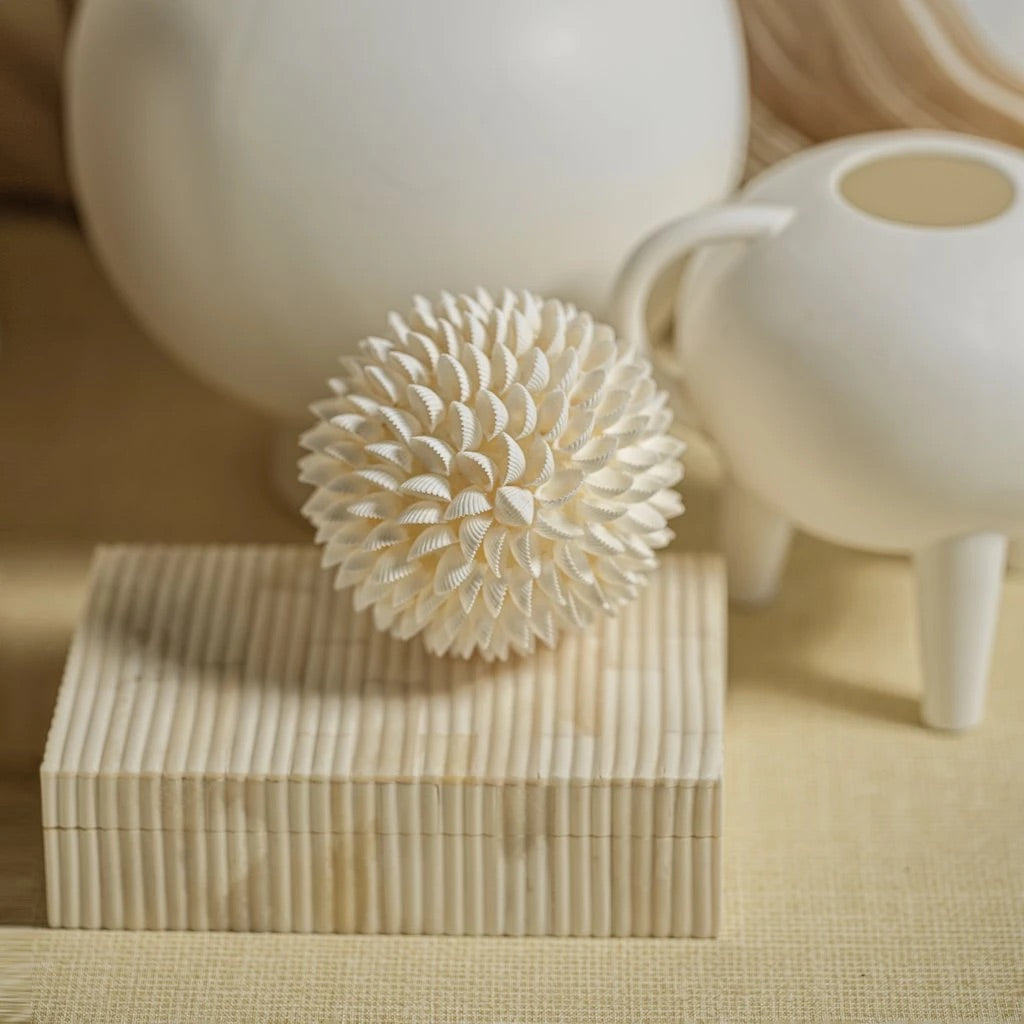  St Ives Ribbed Bone Inlay Decorative Box、mySite、elrpsem3k