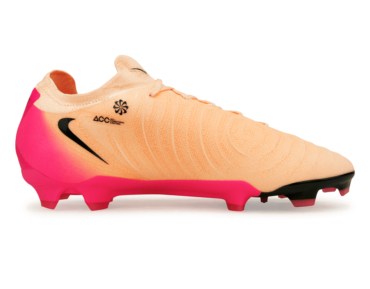 Nike Men's Phantom GX II Pro FG Crimson Tint/Black/Pink Blast、mySite、noshort