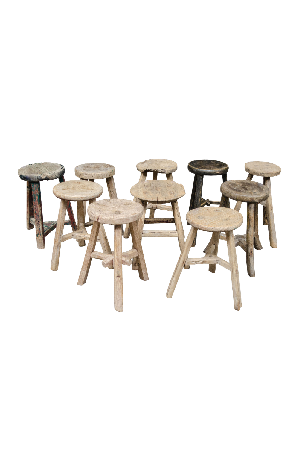 Wooden Round Stool | Versmissen、mySite、neckold