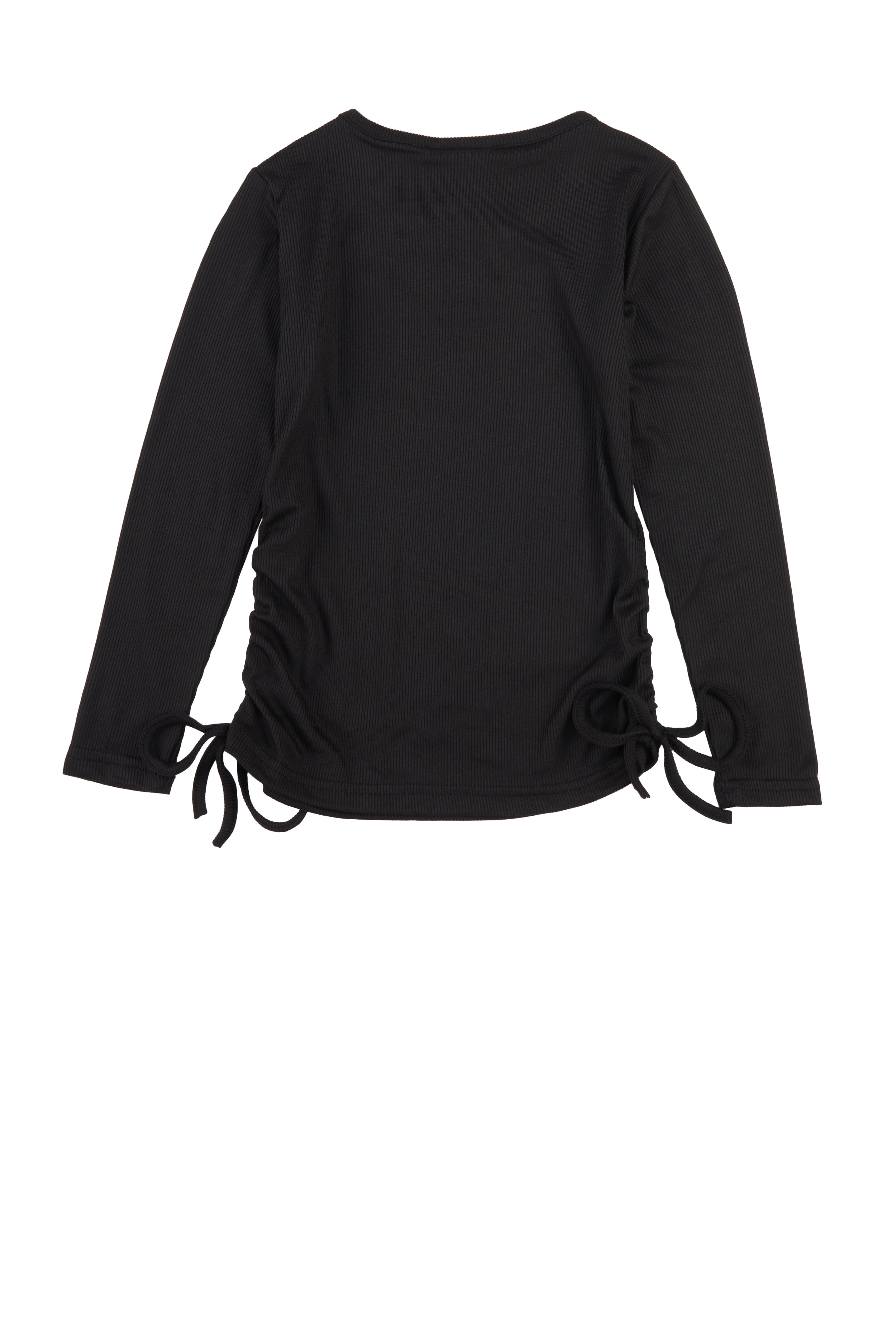 Little Girls Heart Rhinestone Notch Neck Top、mySite、camillekostekn