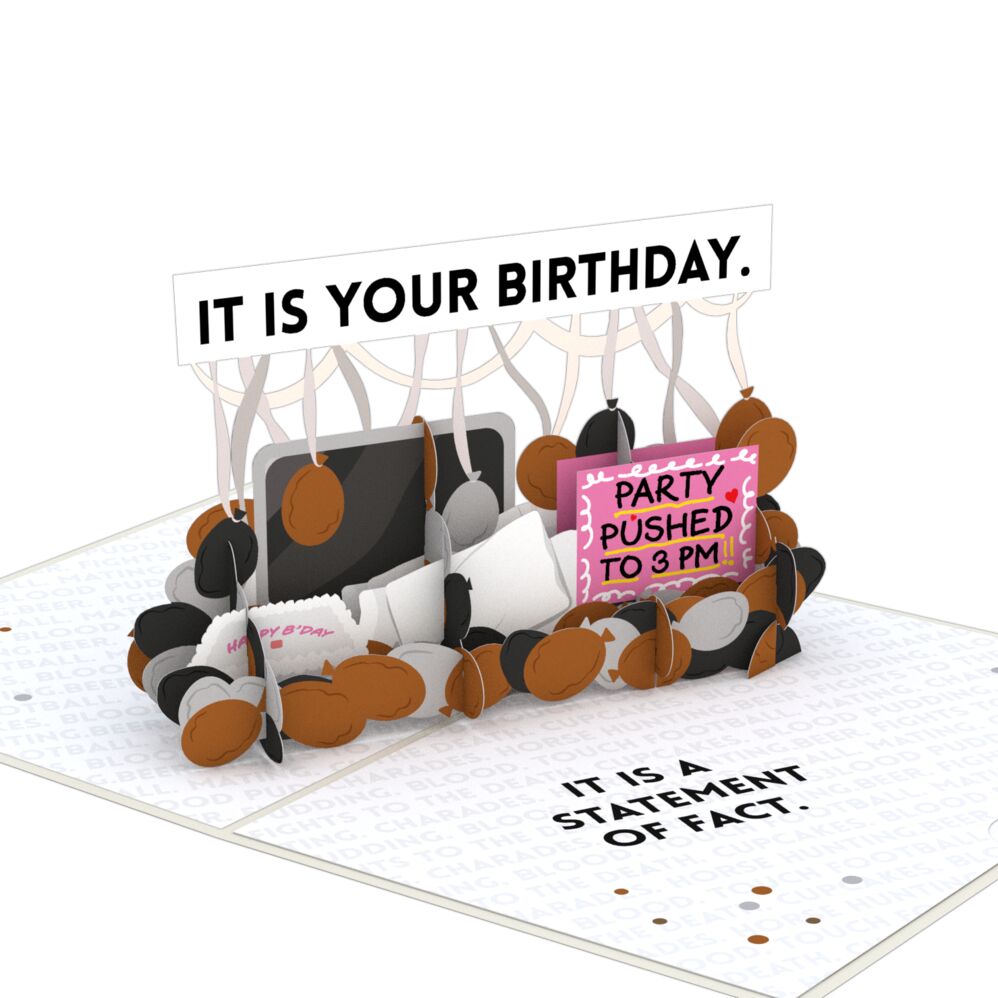 The Office It is Your Birthday Pop-Up Card、mySite、solidvoid