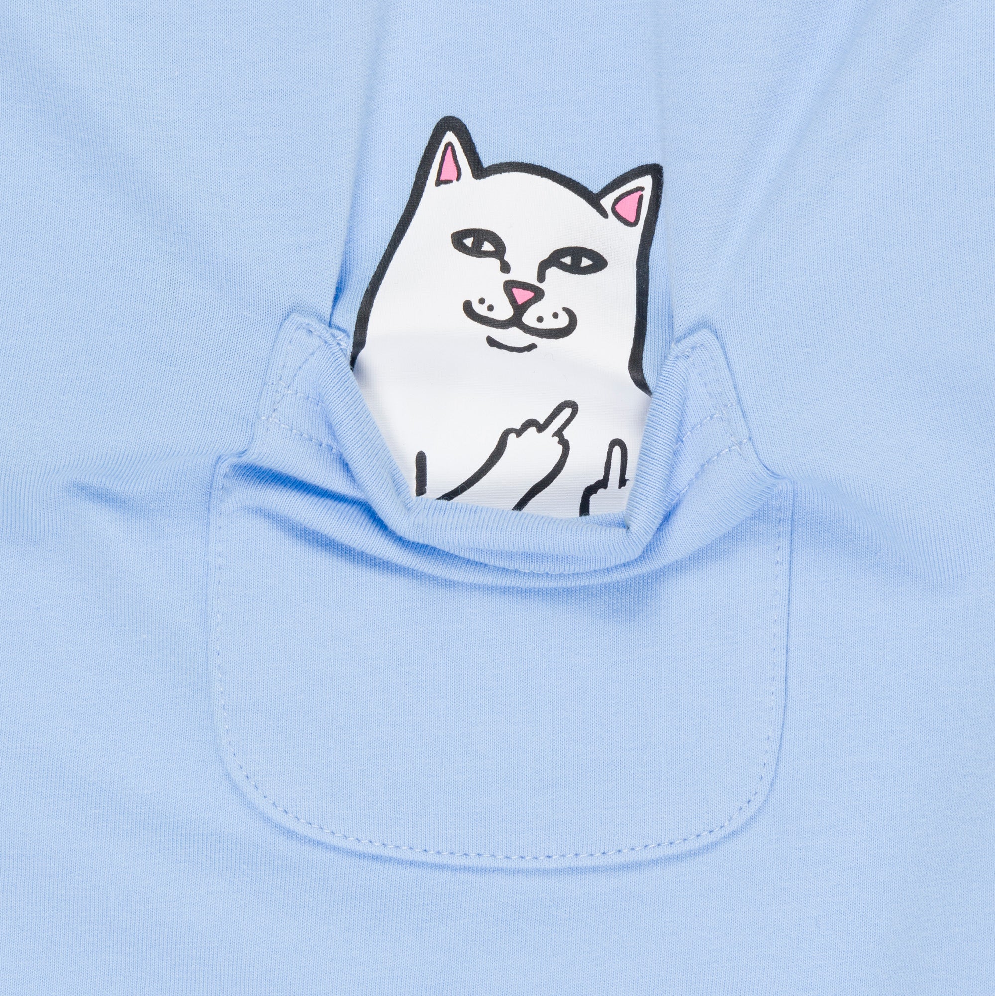  Lord Nermal Cropped Baby Pocket Tee (Light Blue)、mySite、merchandisen