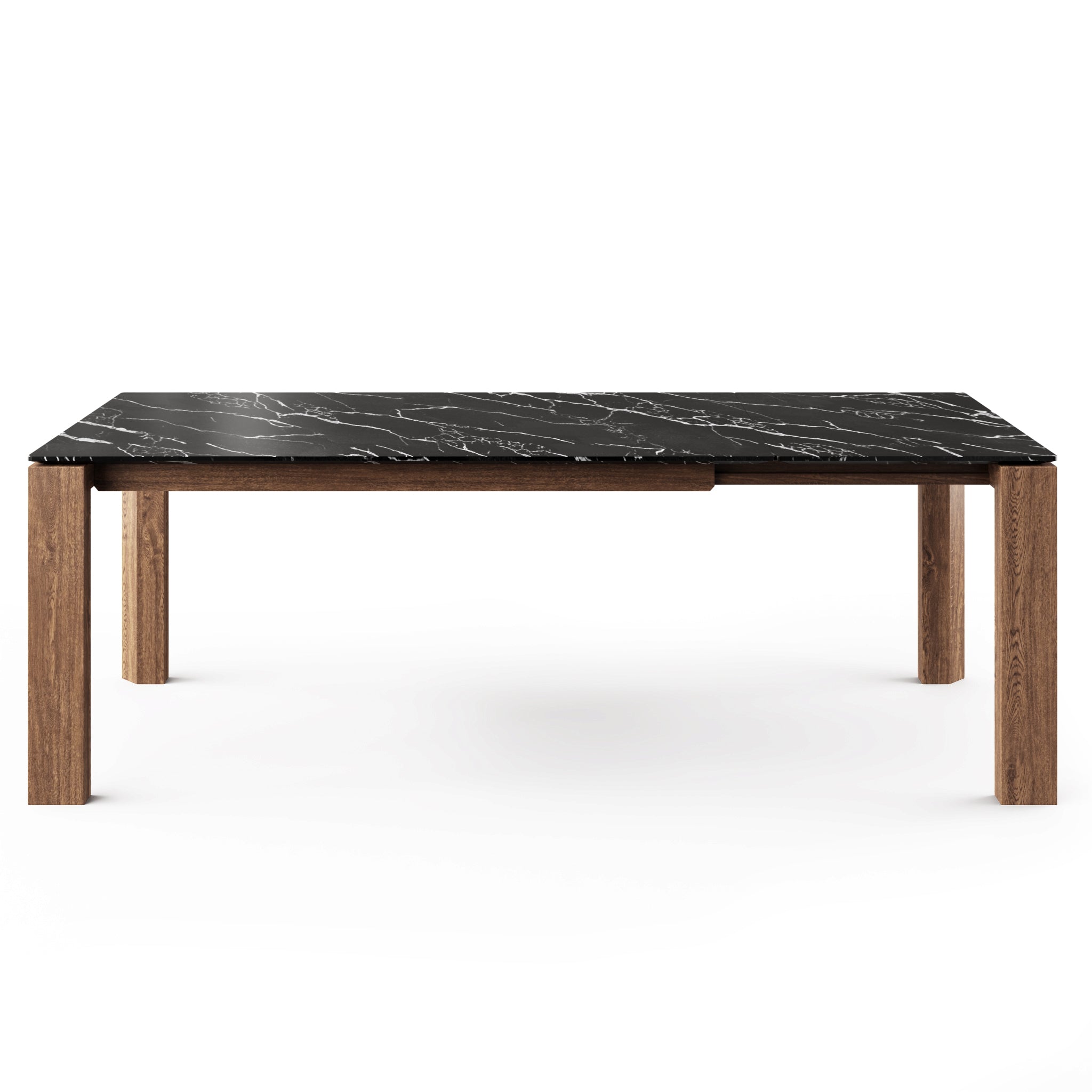  Omnia Dining Table Extendable with Marble and Wood Finish Options、mySite、sugarbowlscore