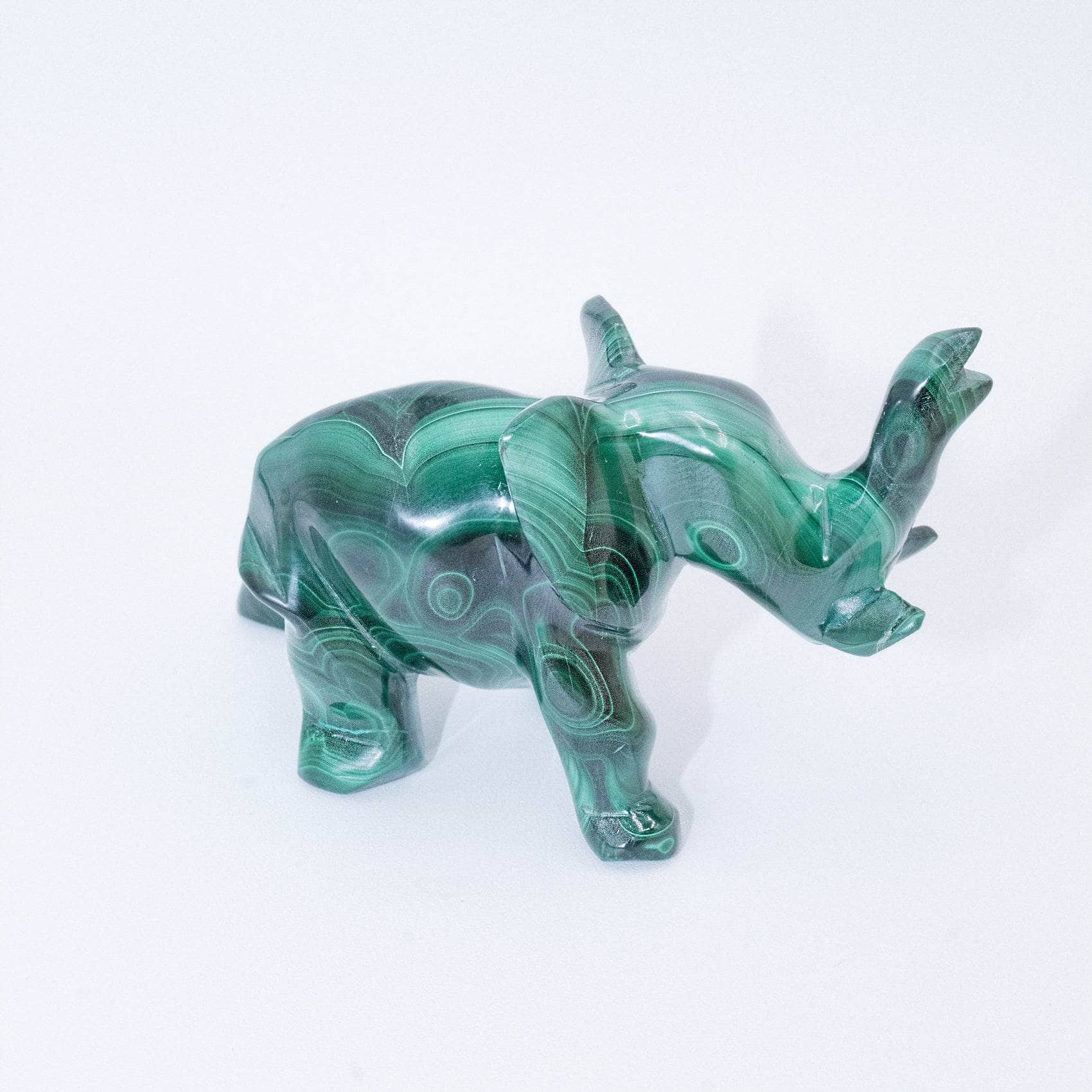 Genuine Malachite Elephants - Hand Carved - 1 of a Kind、mySite、hinf8tx79