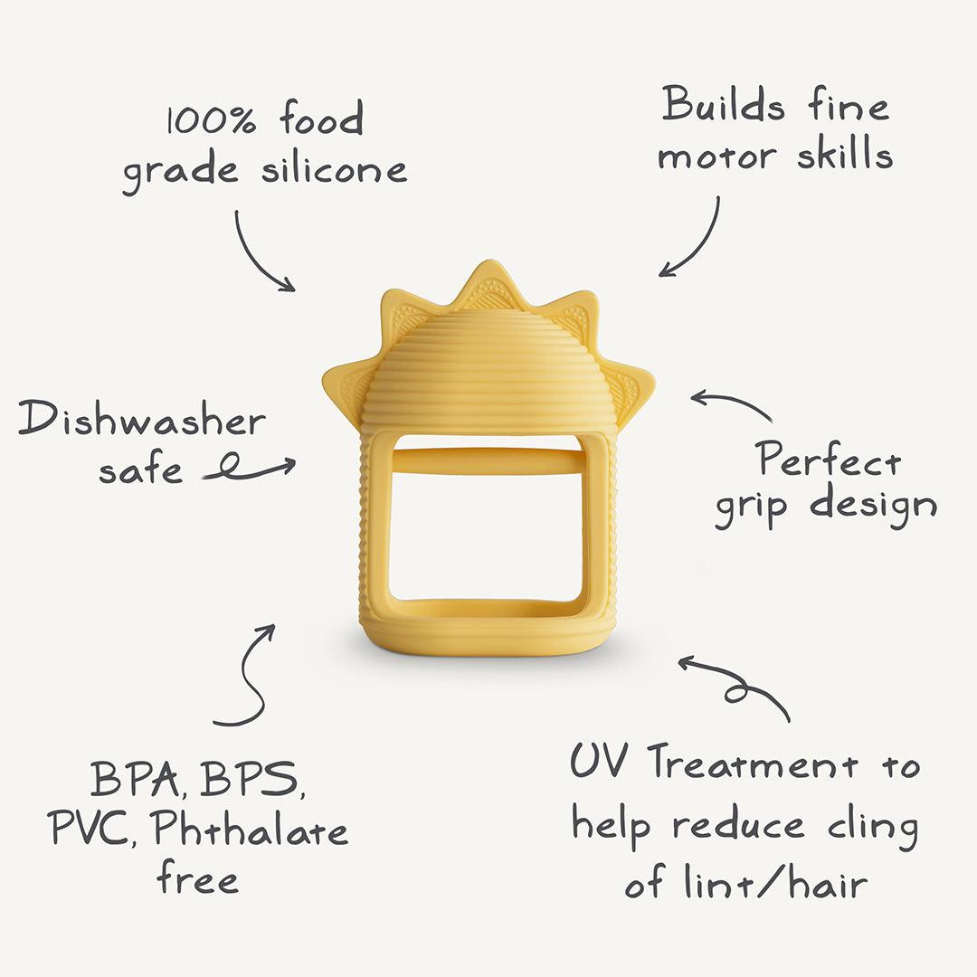  Mushie No-Drop Sensory Sun Teether、mySite、merchandisen