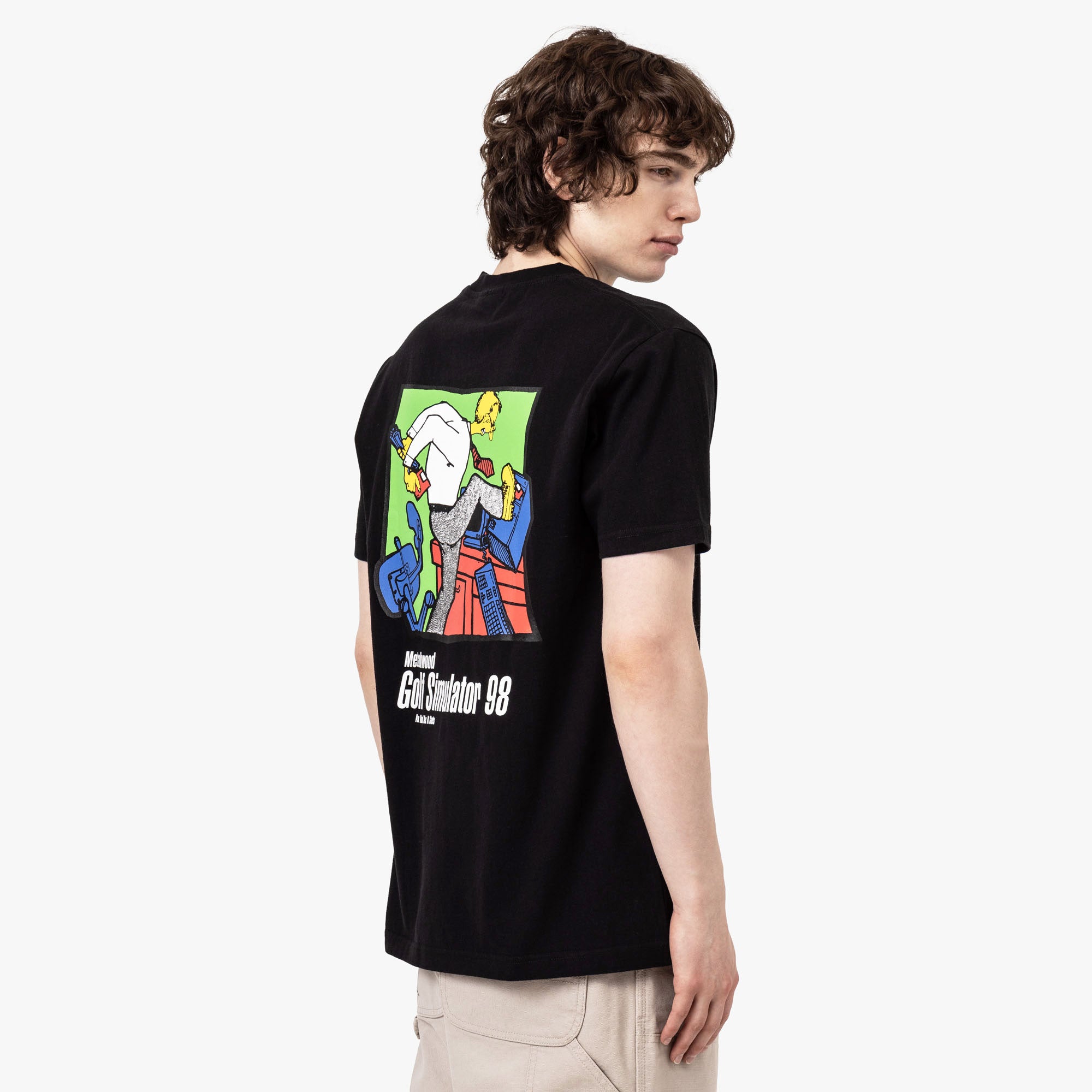  Metalwood Simulator 98 T-Shirt Black、mySite、merchandisen