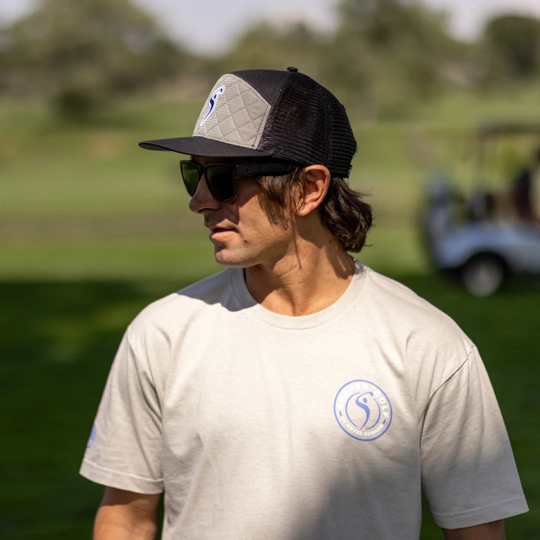 Shaper Golf Quilted Snapback - Gray/Black、mySite、i-lightchina