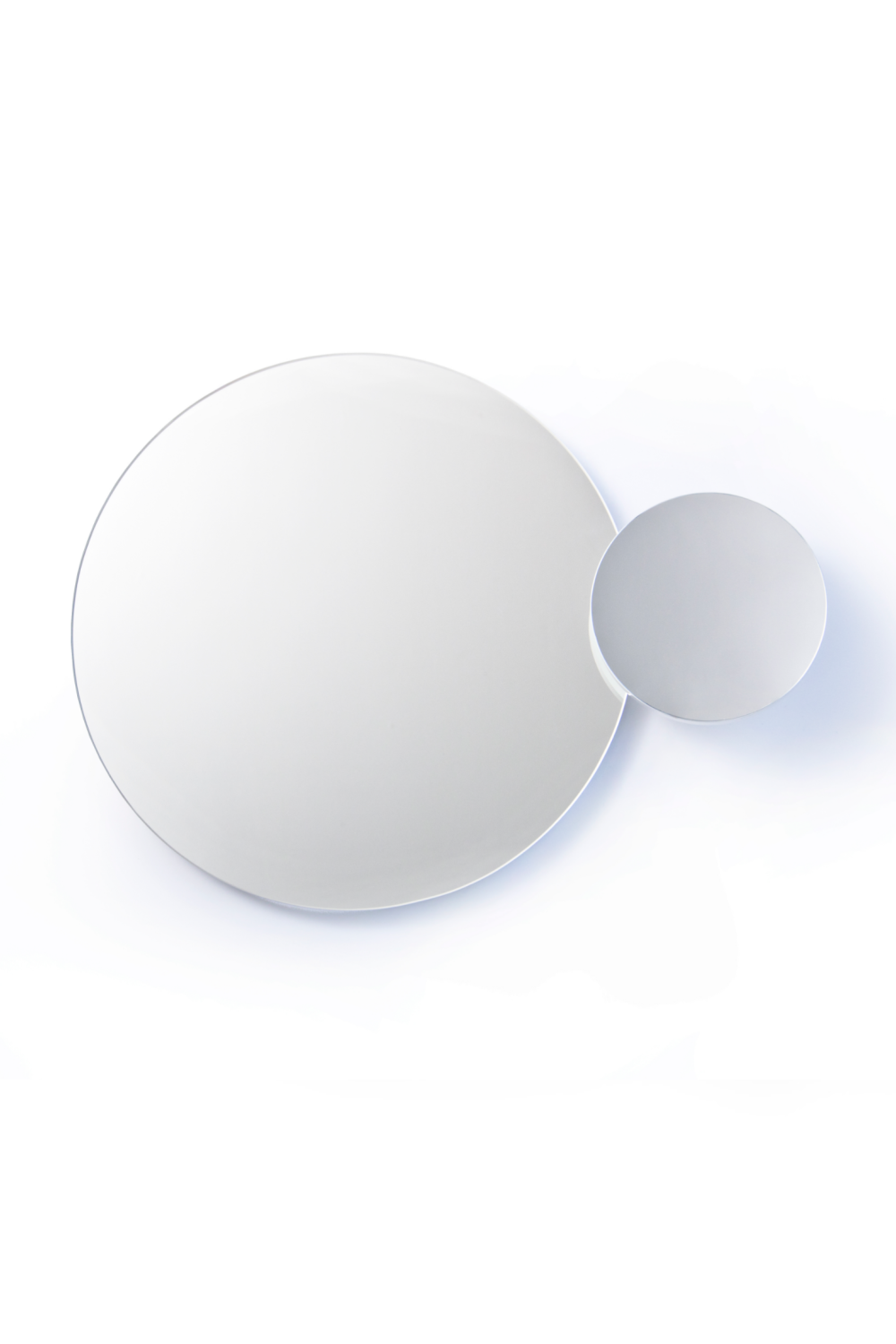 Oak Round Wall Mirror with Fixed Magnifier | Wireworks Eclipse、mySite、neckold