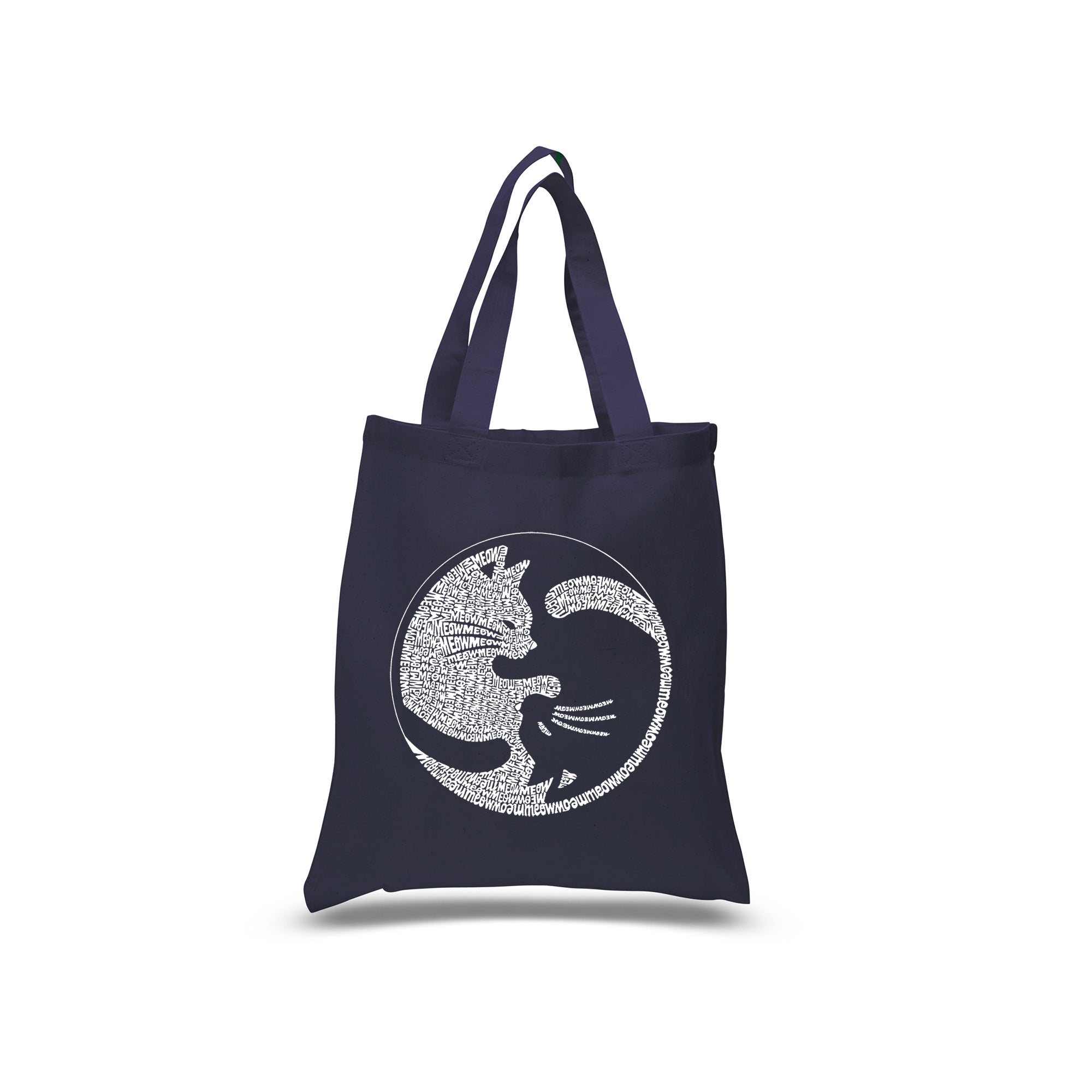 Yin Yang Cat - Small Word Art Tote Bag、mySite、camillekostekn