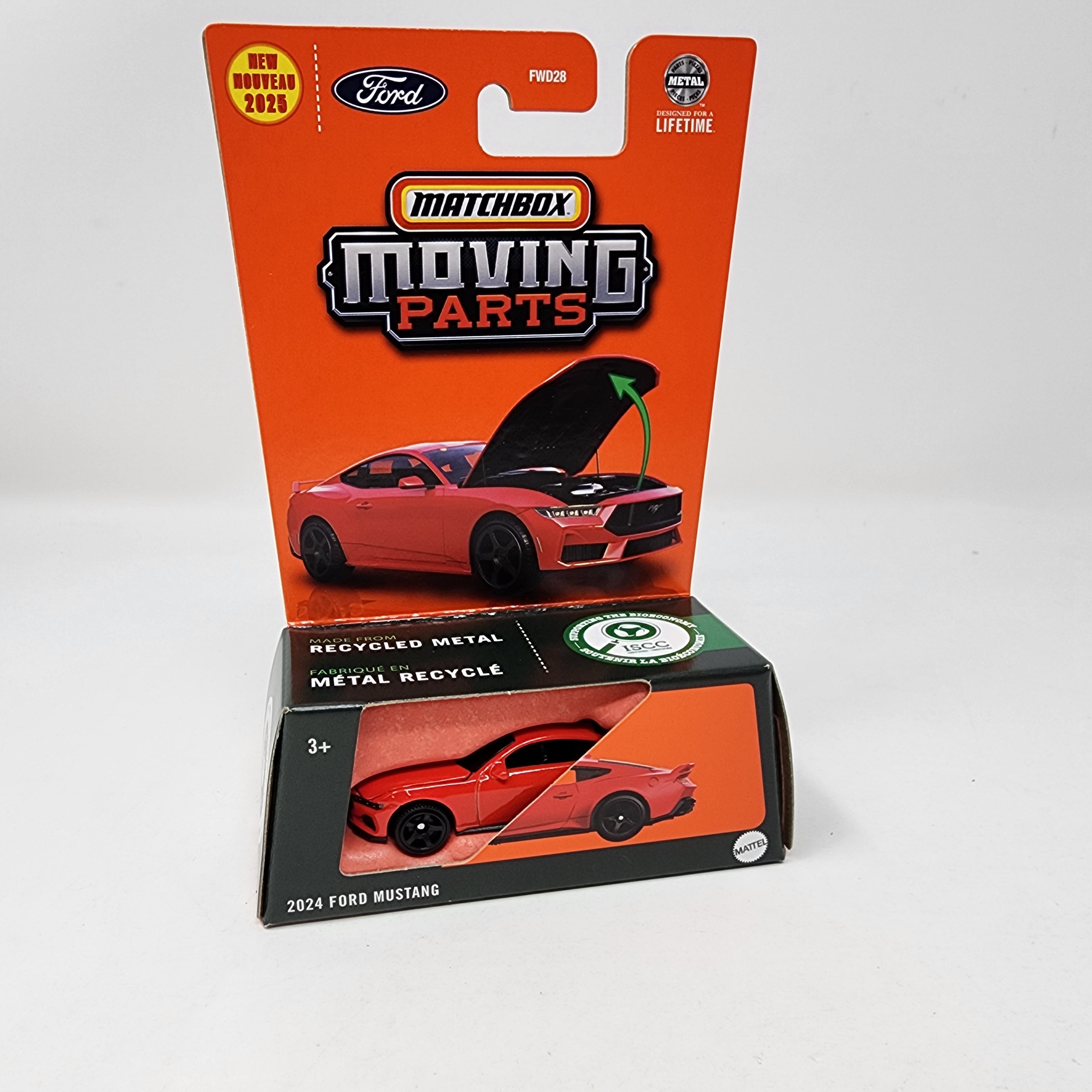 2024 Ford Mustang * RED * 2025 Matchbox Moving Parts Case A、mySite、hgirdovlk