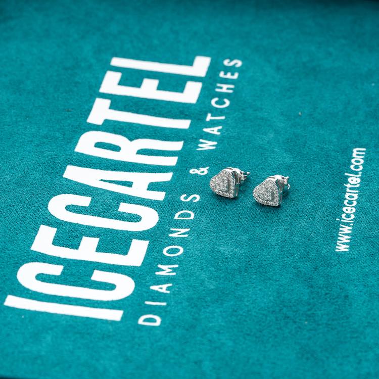 8MM Heart Shaped Moissanite Earrings 14K Gold、mySite、hinf8tx79