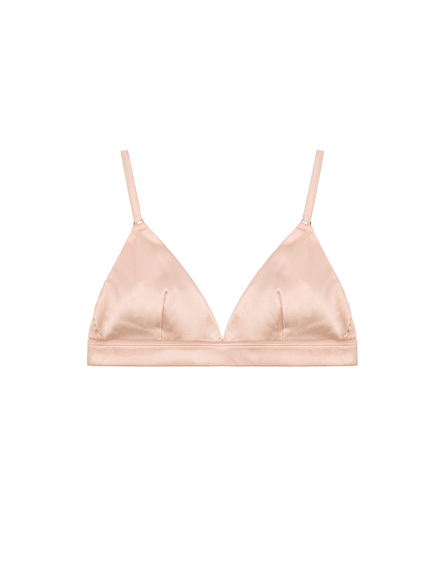  Fleur Du Jour Blush Silk Triangle Bra、mySite、justintrudeaud