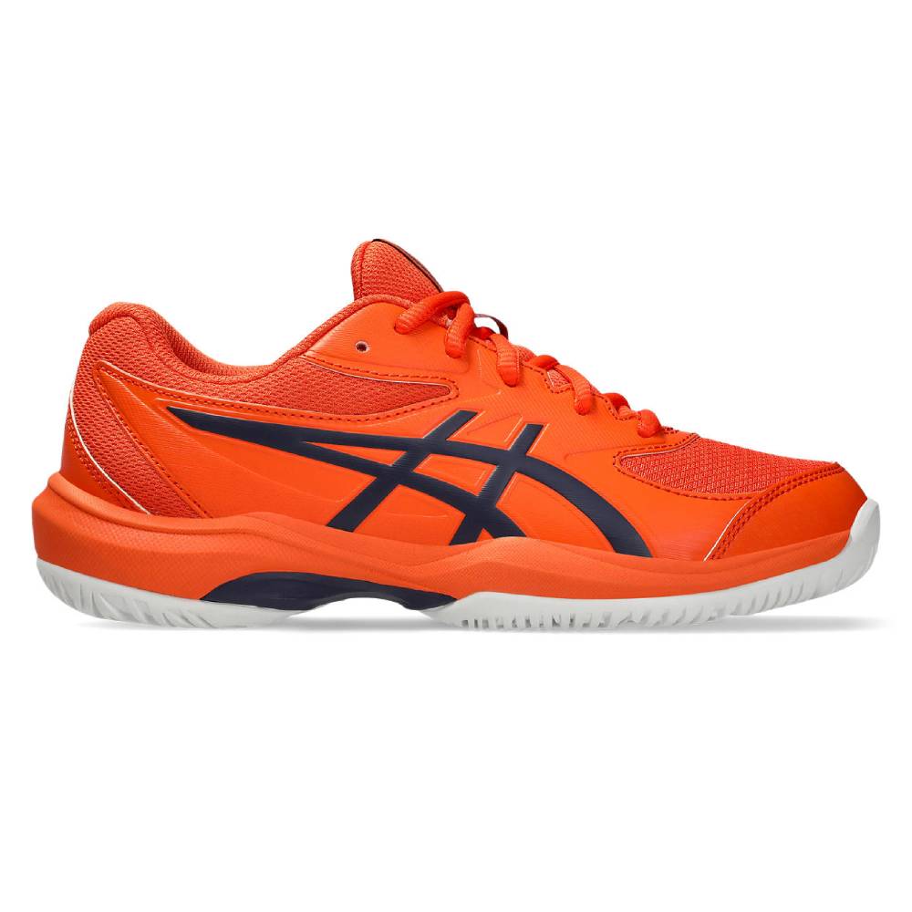 Asics Gel Game GS Junior Tennis Shoe (Nova Orange/Indigo Fog)
