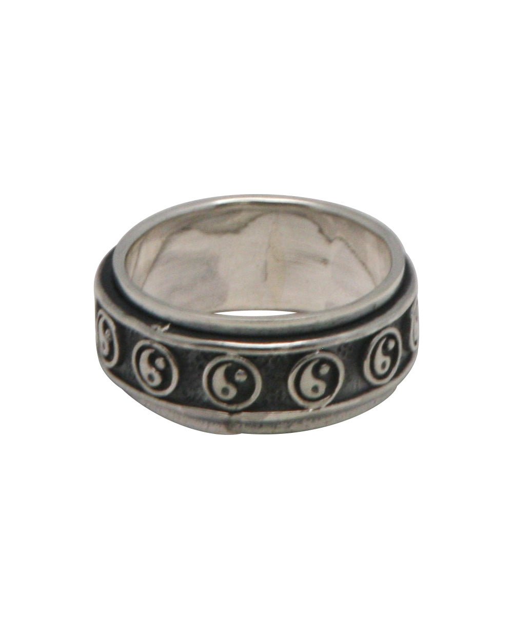 Yin Yang Spinning Meditation Ring For Men、mySite、topwebapps