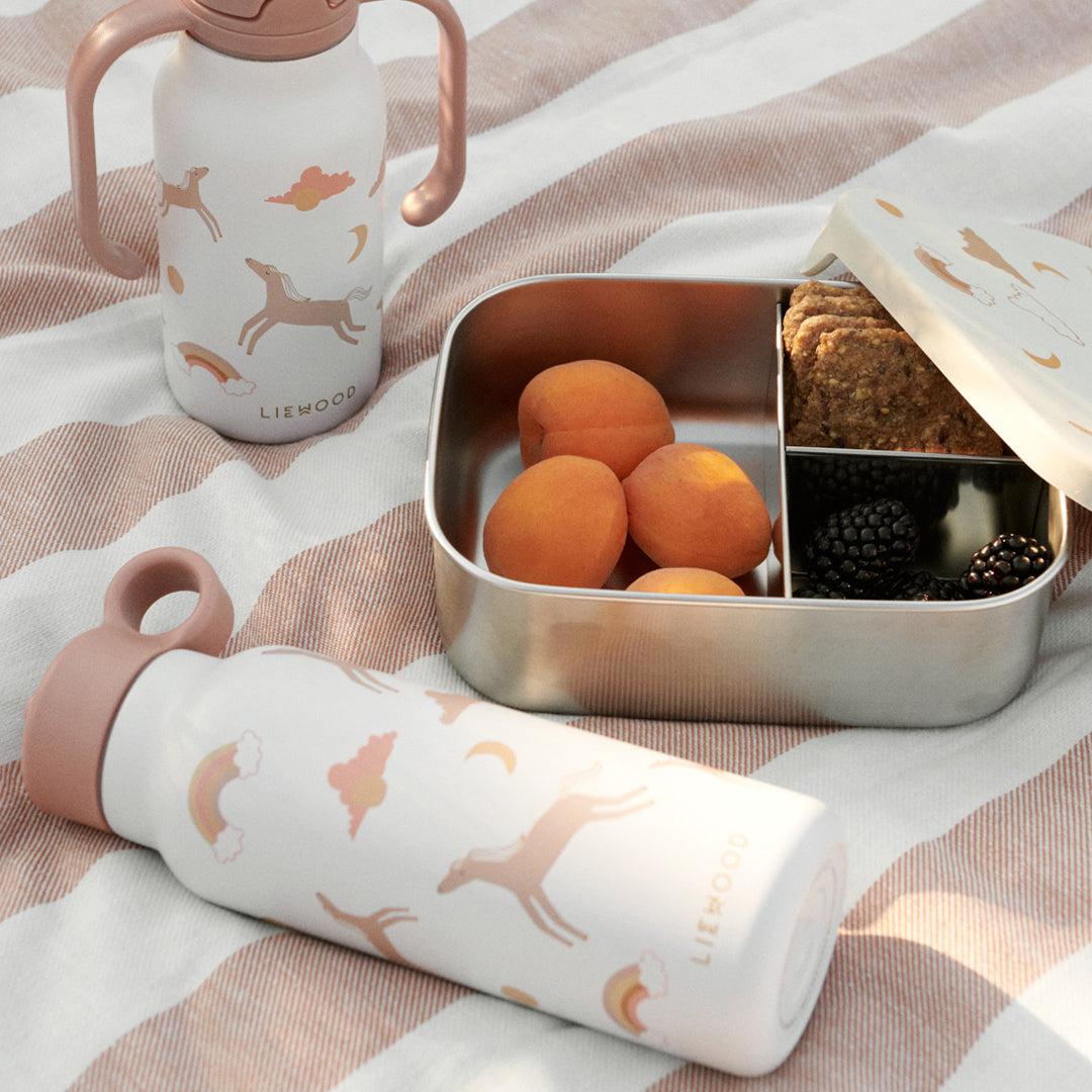  Liewood Falk Water Bottle 350 ml - Dream / Ecru、mySite、merchandisen