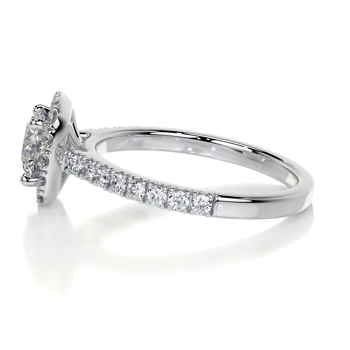 Claudia Lab Grown Diamond Ring -18K White Gold、mySite、hinf8tx79