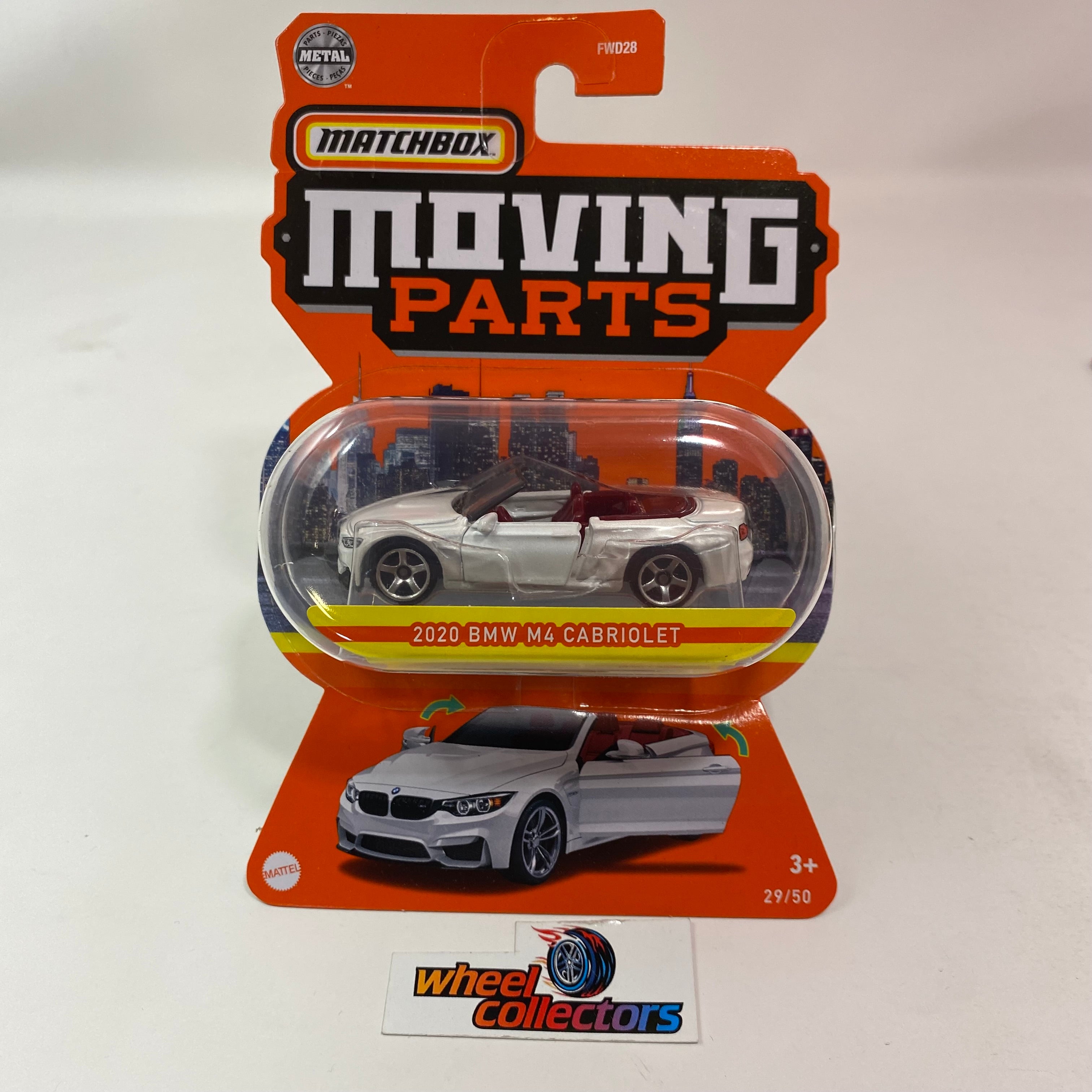 2020 BMW M4 Cabriolet * WHITE * 2022 Matchbox Moving Parts Case B、mySite、hgirdovlk