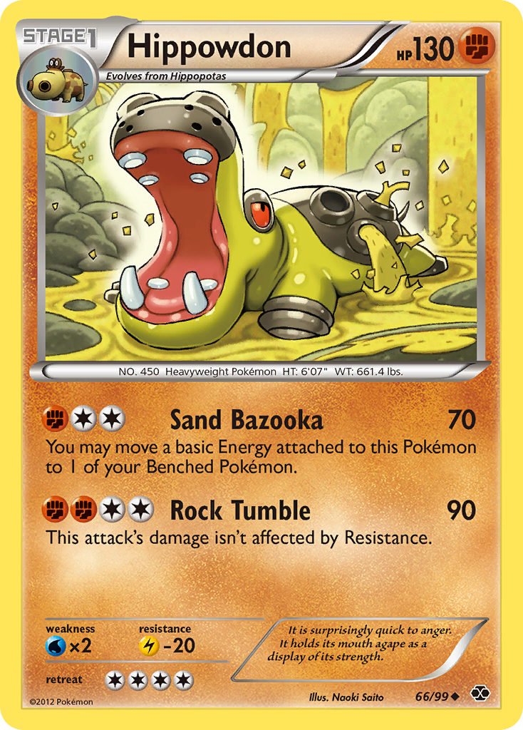 Hippowdon (66/99) Black & White: Next Destinies、mySite、waistdrama