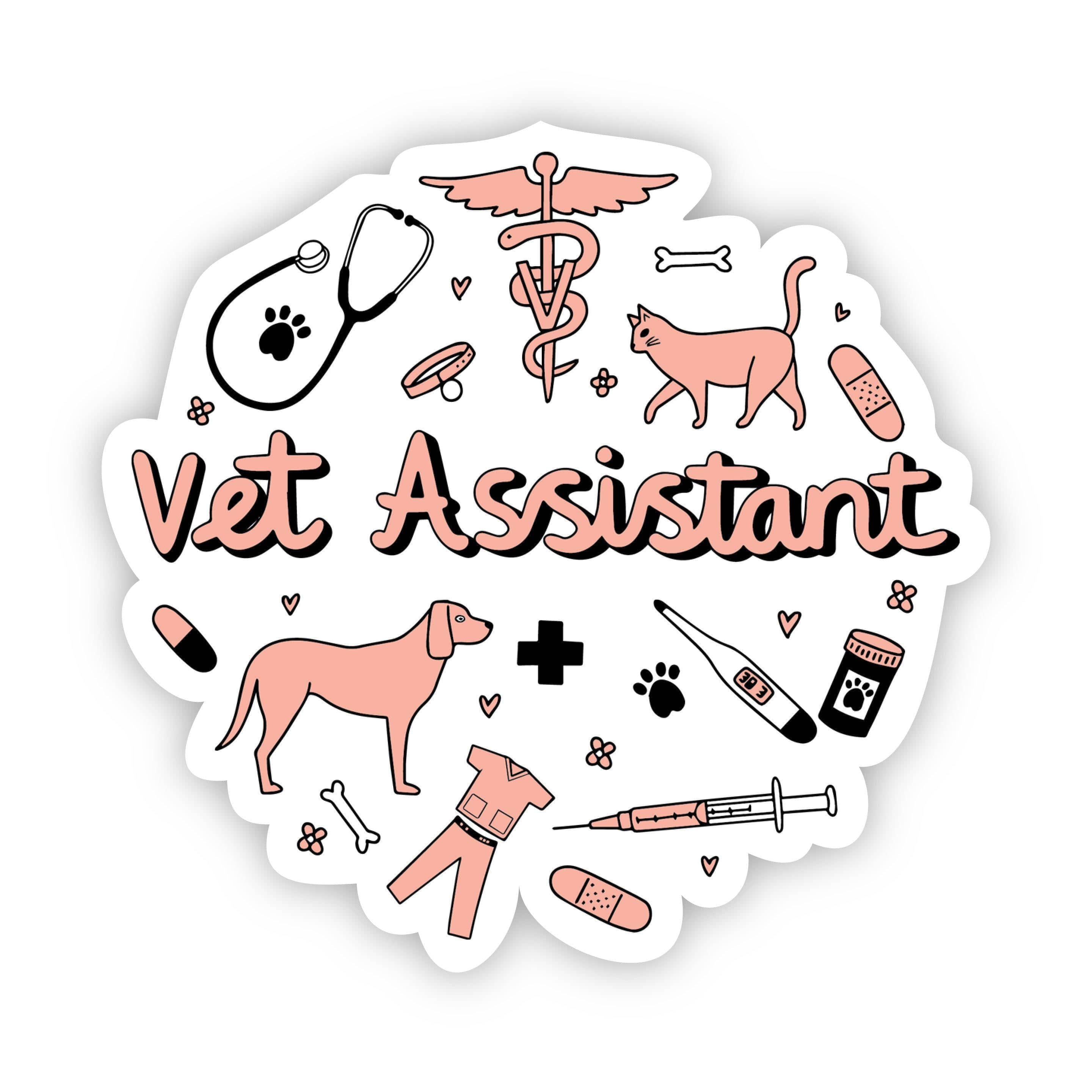  Vet Assistant Sticker、mySite、elrpsem3k