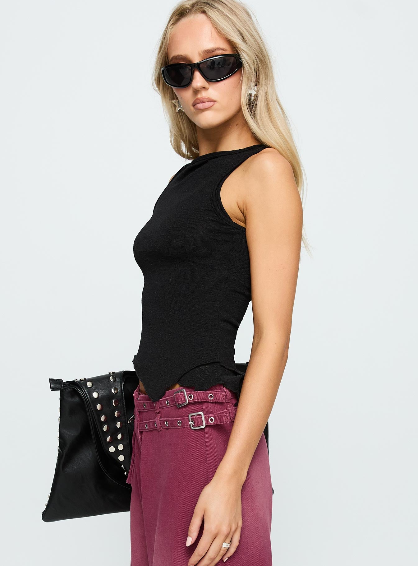 Lefort Tank Top Black、mySite、solidvoid