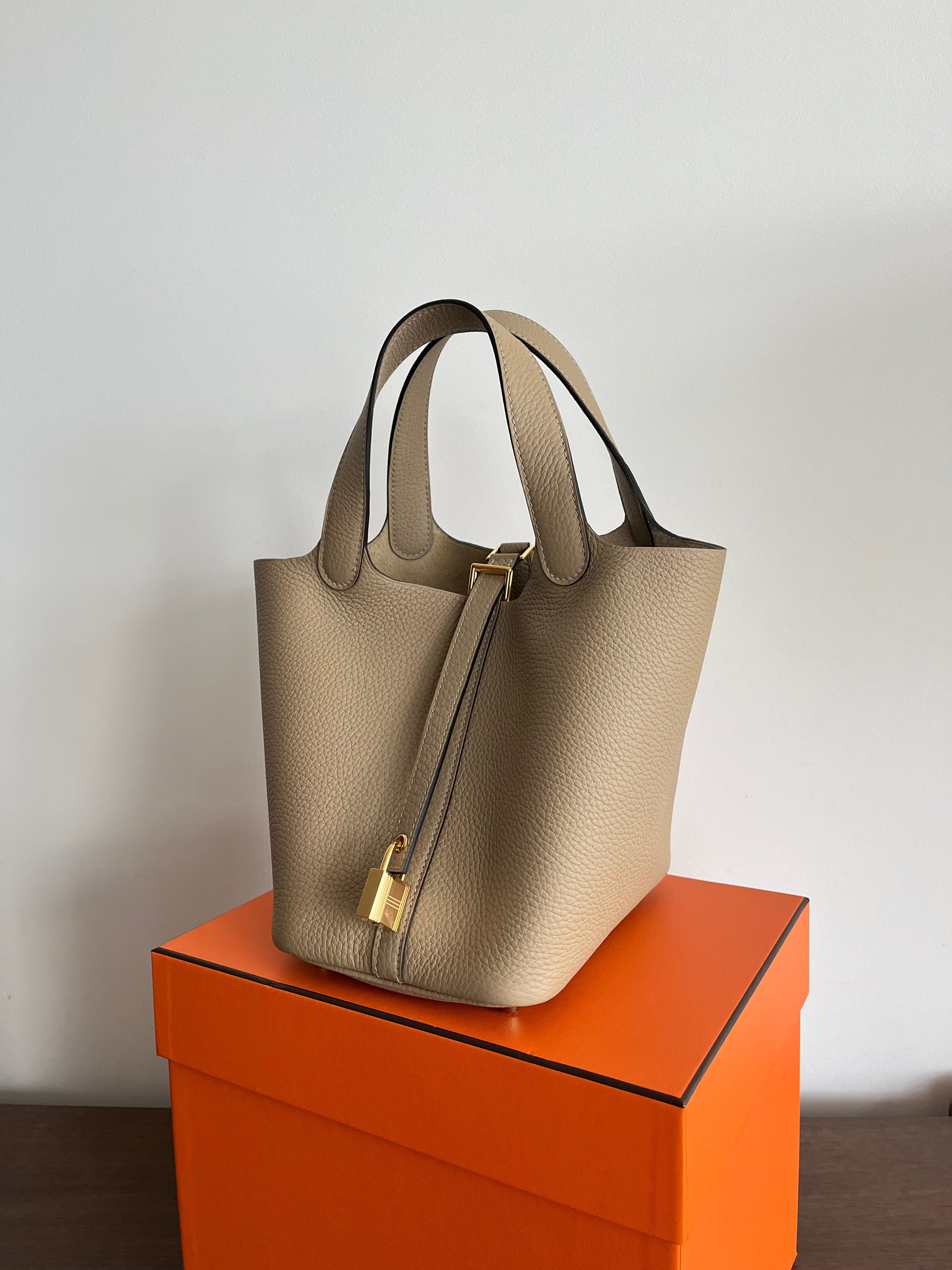 Hermès Picotin 18cm Trench Clemence GHW、mySite、garminoutage.com