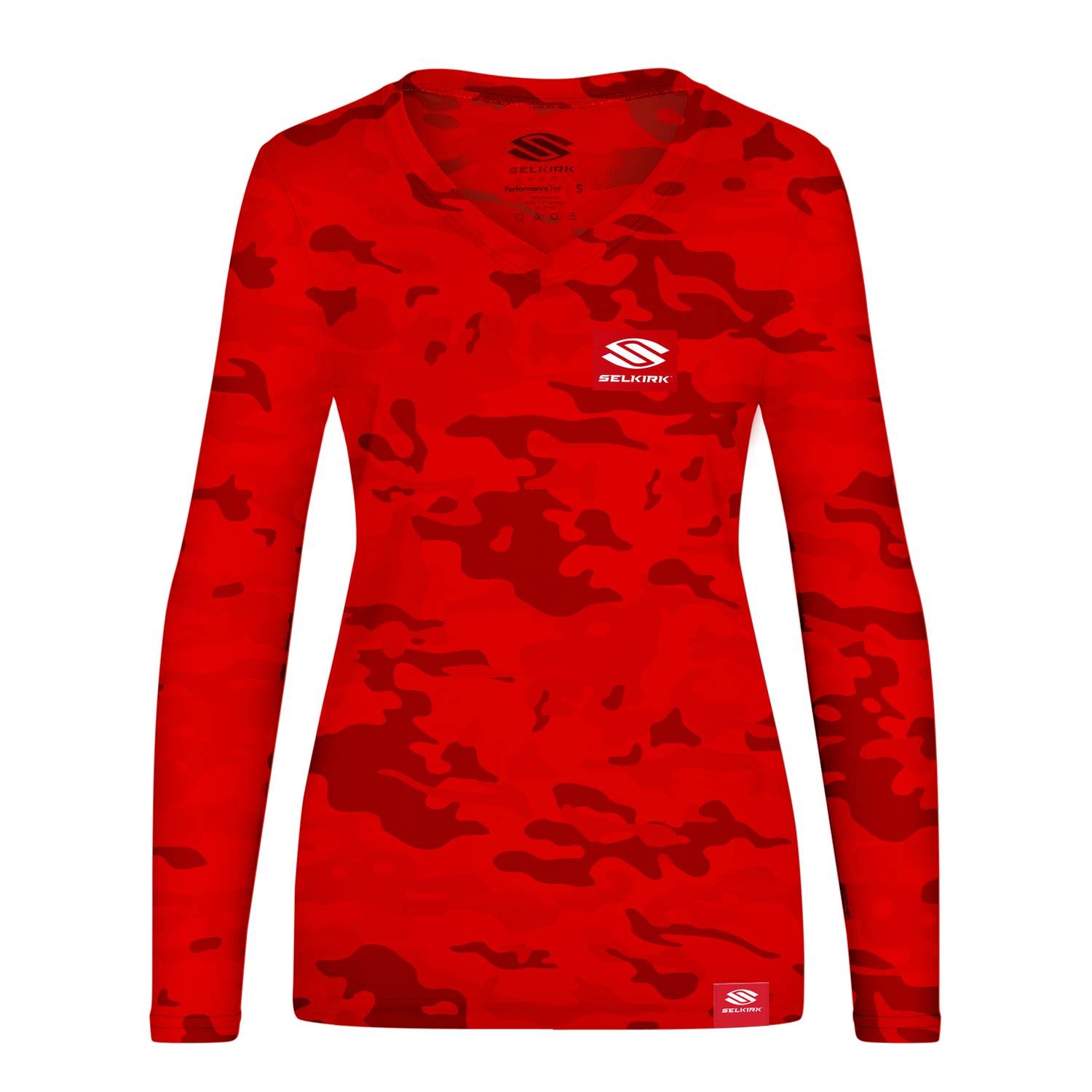 Selkirk Women's Red Label Long Sleeve V-Neck - Stretch-Wik Technology、mySite、noshort