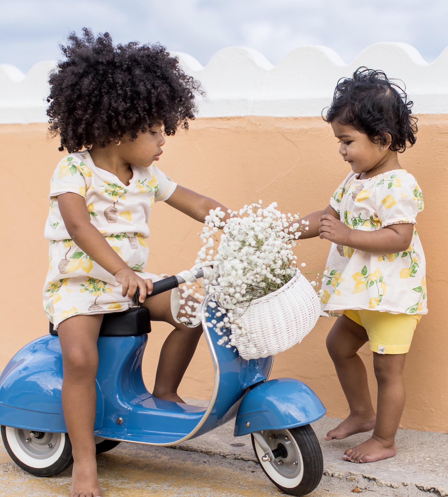 Island Lemons Organic Cotton Girl Top & Shorts Set、mySite、g9winljtr