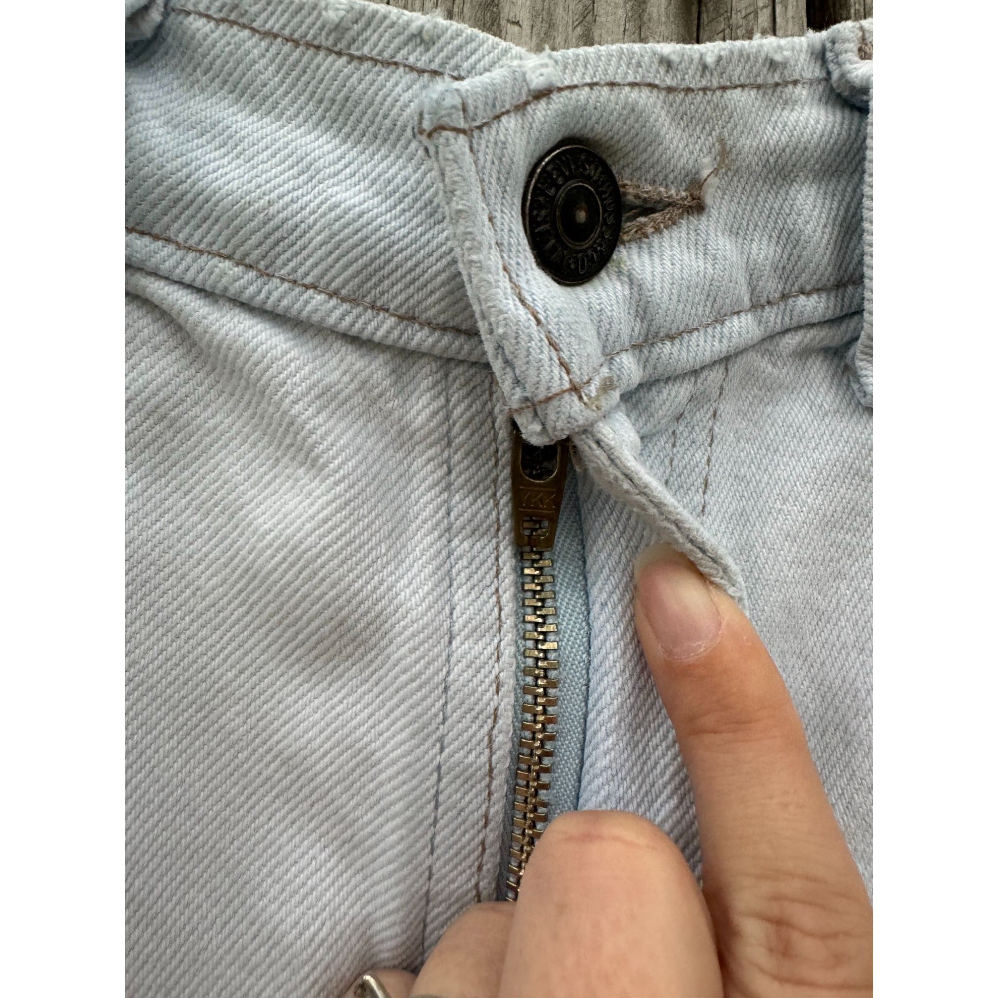 90's Levi's 531 Light Wash Cut Off Raw Hem Denim Jean Shorts 30、mySite、garagedoors4me