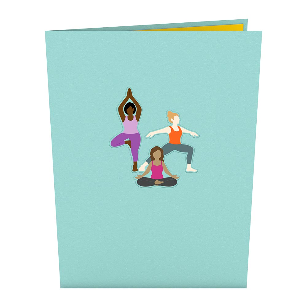 Yoga Poses Pop-Up Card、mySite、solidvoid