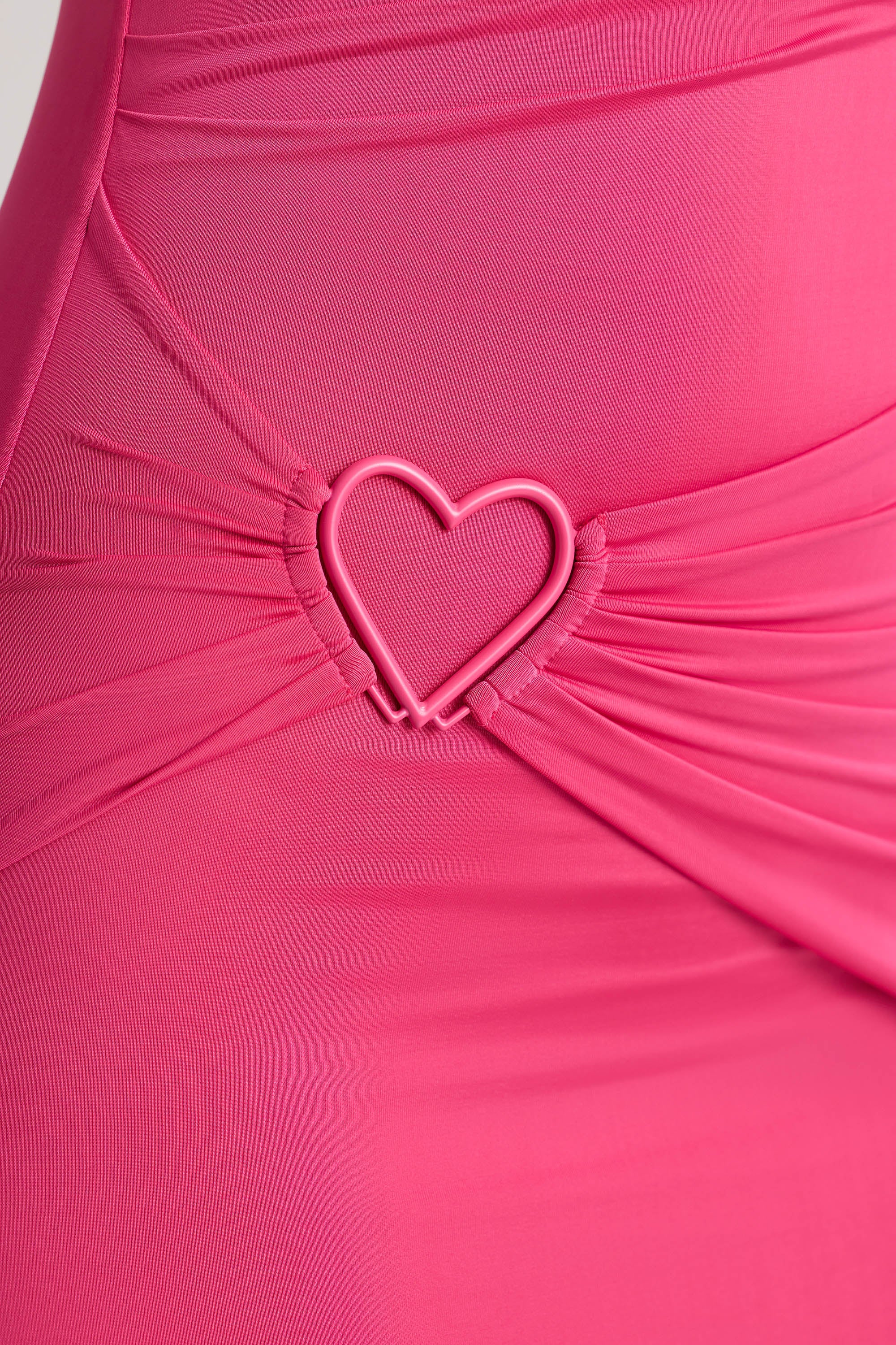 Multiwear Cowl Neck Wrap Over Evening Gown in Magenta、mySite、solidvoid